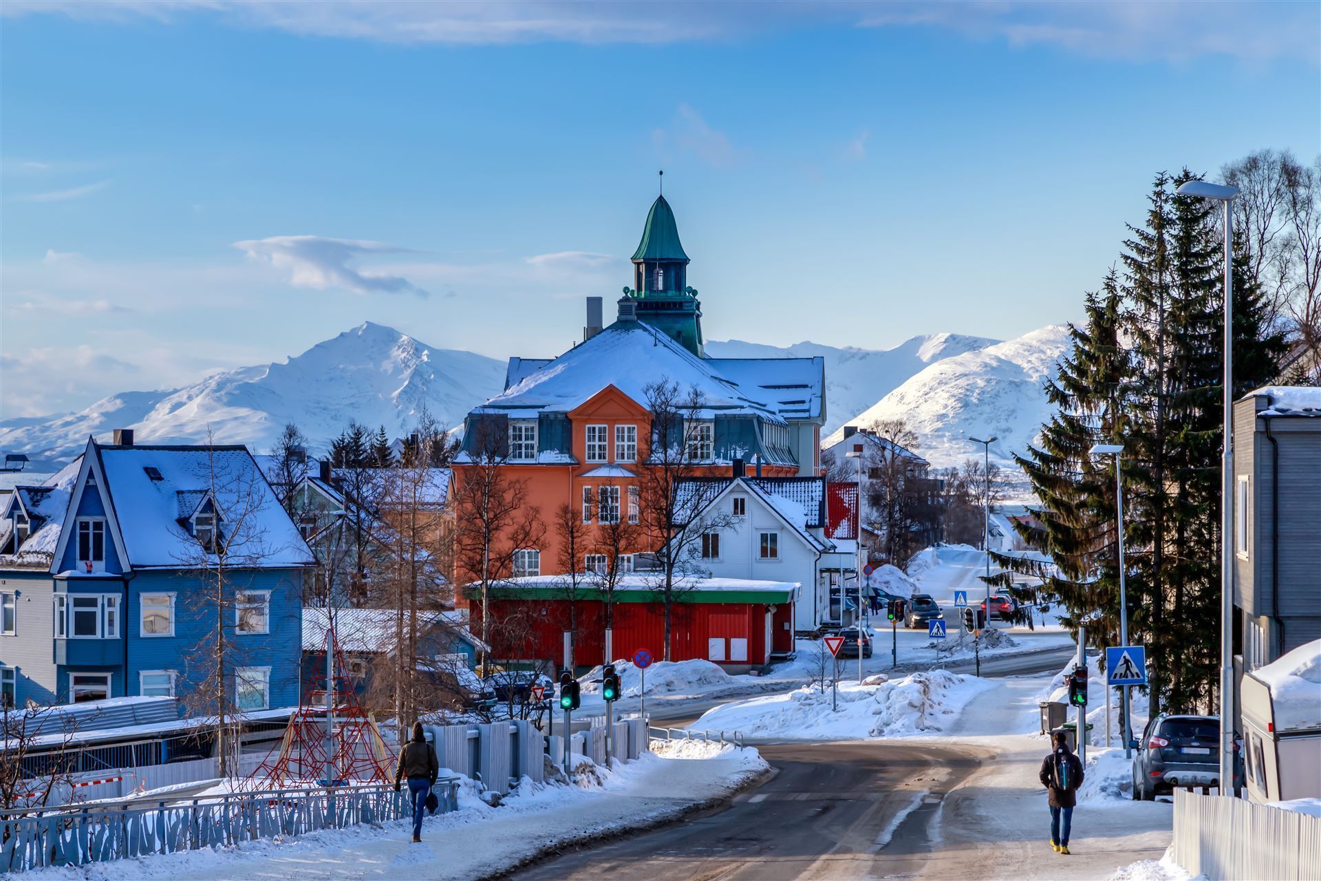Tromso im Winter, Norwegen