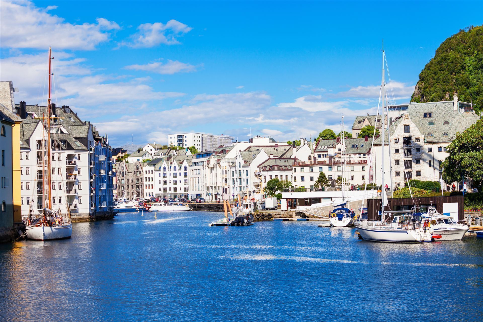Alesund Stadtzentrum, Norwegen
