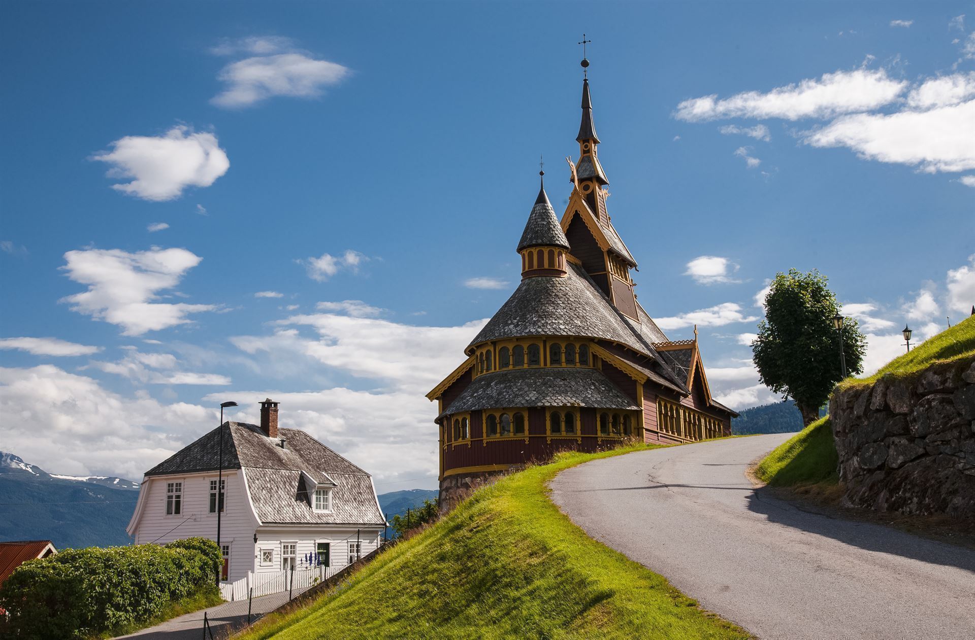 St. Olaf's Kirche, Balestrand, Norwegen