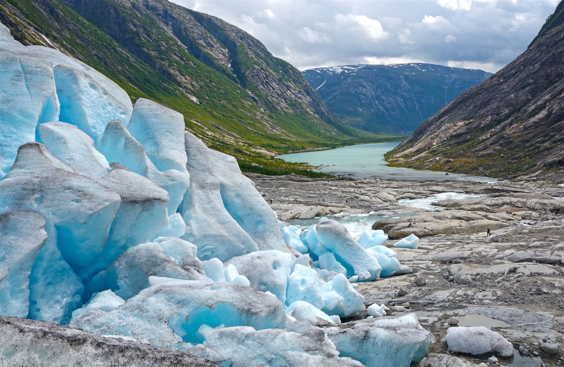 Jostedalsbreen Gletscher in Norwegen