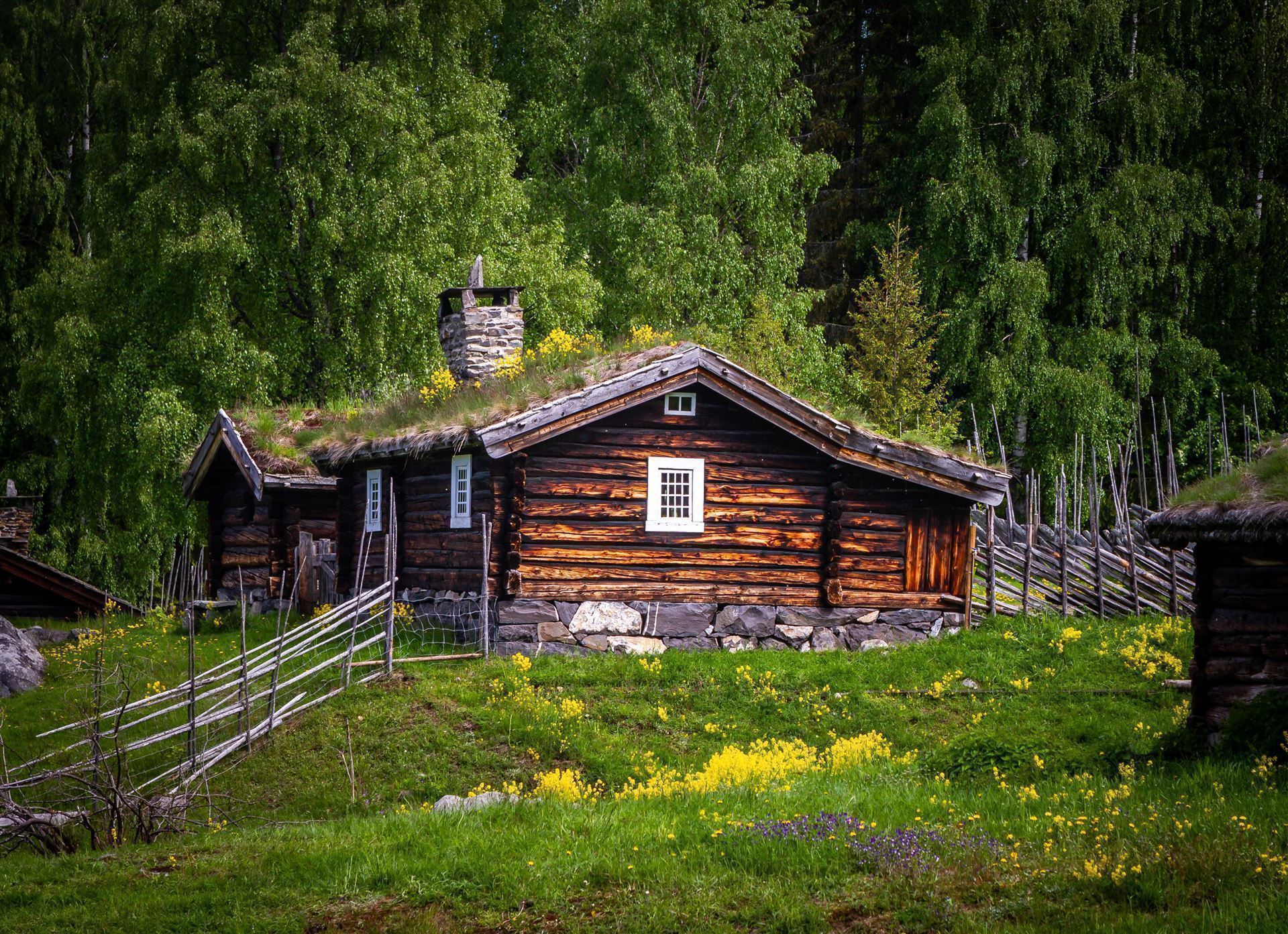 Freilichtmuseum Maihaugen in Lillehammer, Norwegen