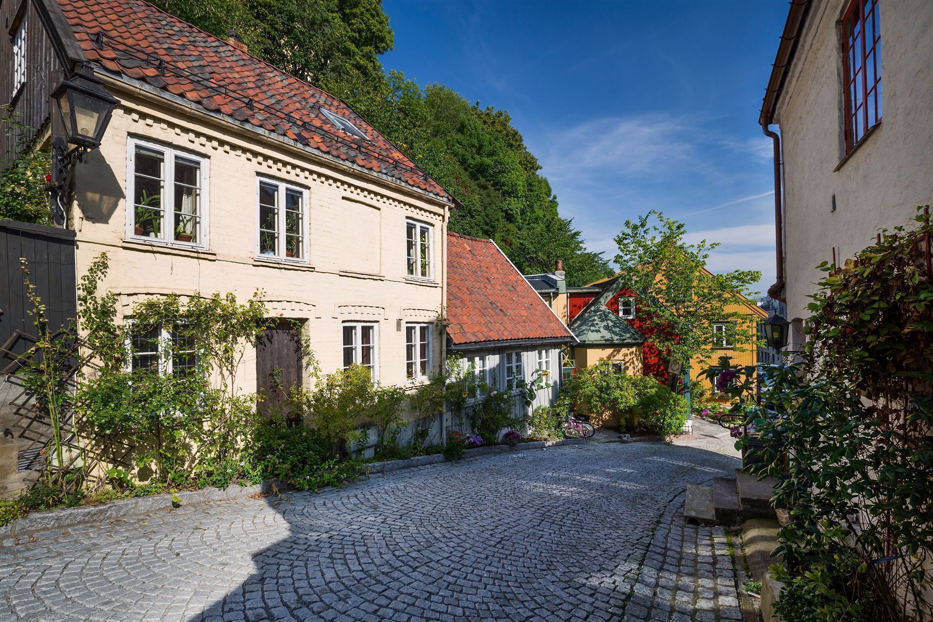 Künstler-Viertel Damstredet in Oslo
