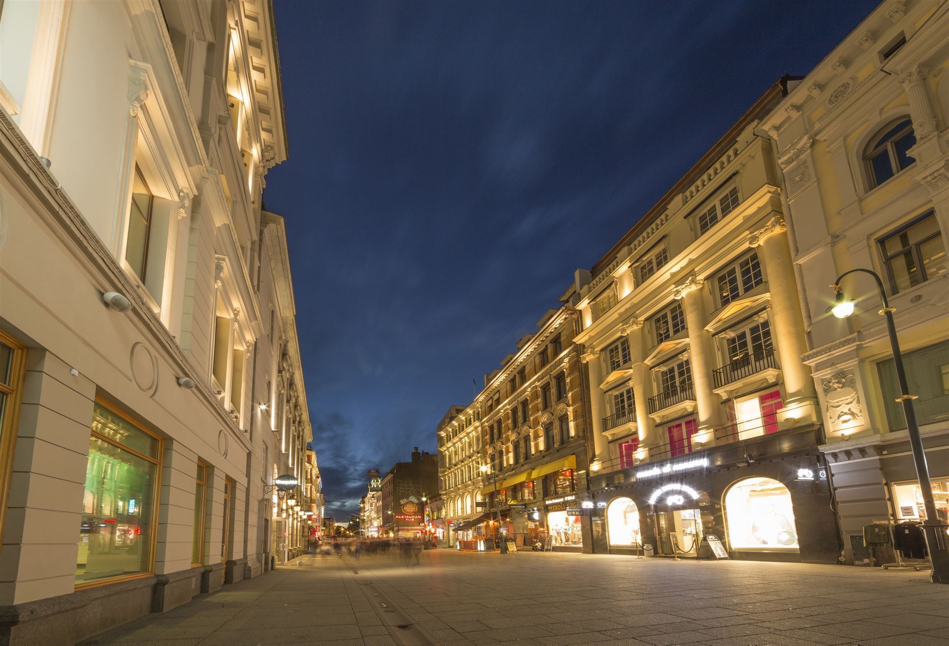 Karl Johans Gate, Oslo, Norwegen