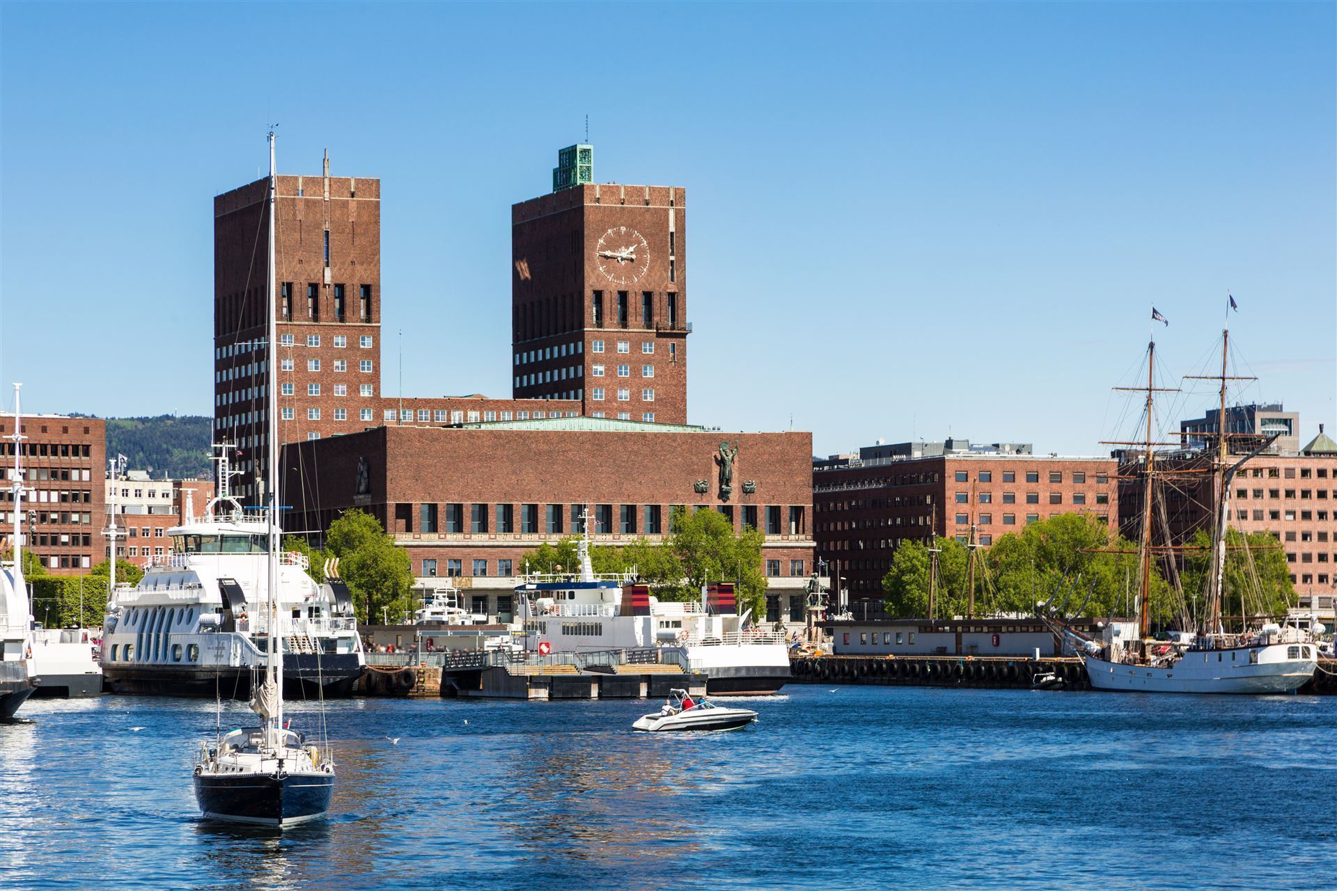 Rathaus von Oslo, Norwegen