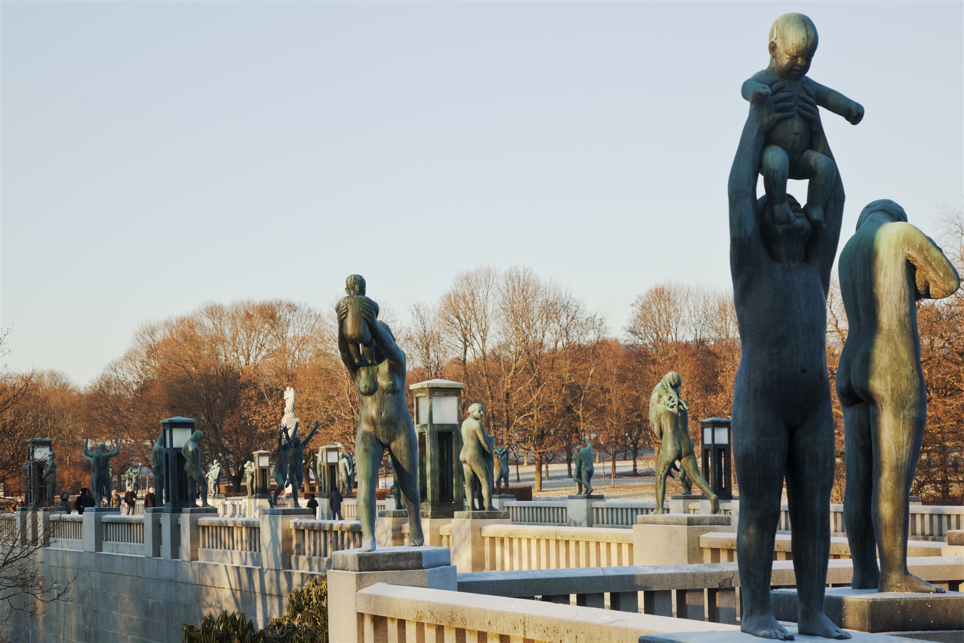 Skulpturenpark in Oslo, Norwegen