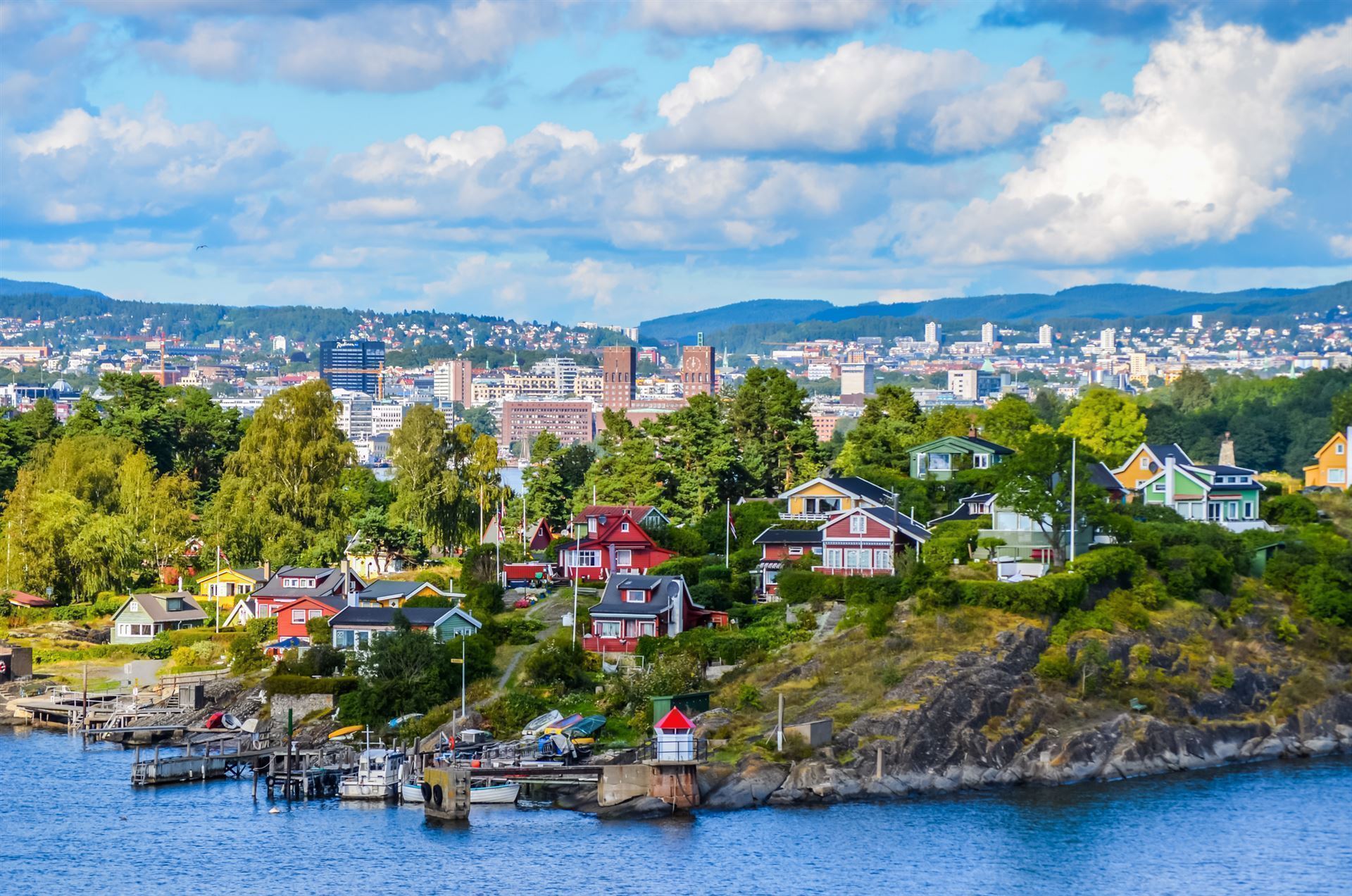 Blick auf Oslo, Norway