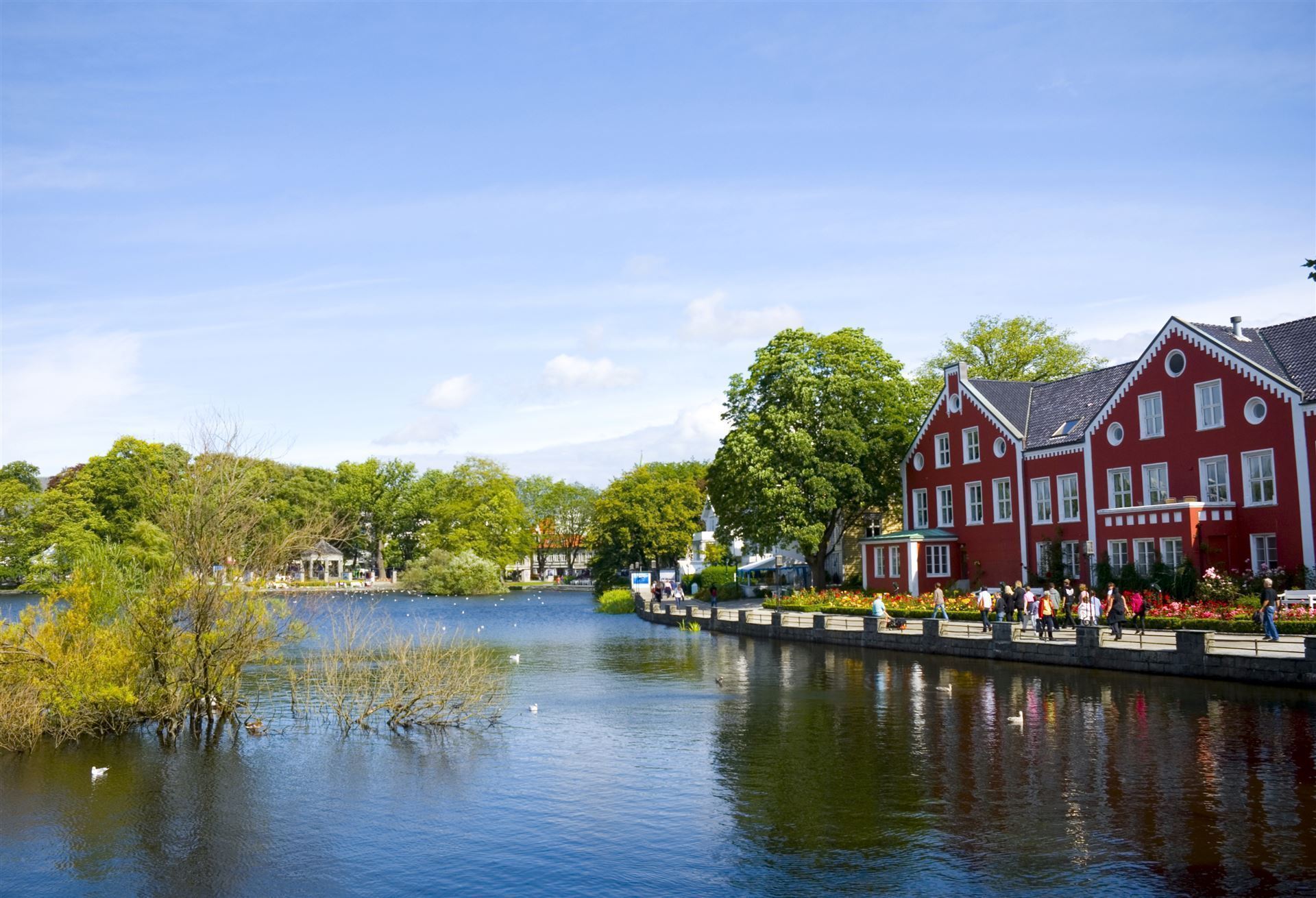 See im Zentrum von Stavanger, Norwegen