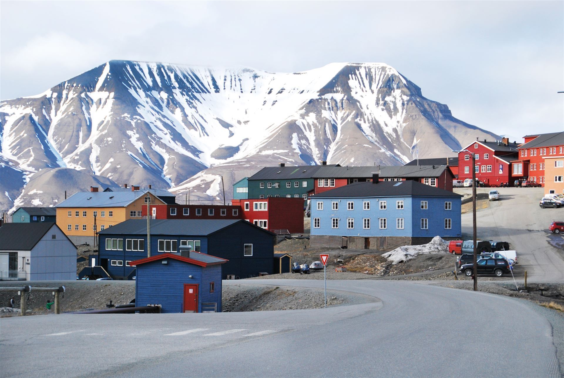 Longyearbyen auf Spitzbergen, Norwegen
