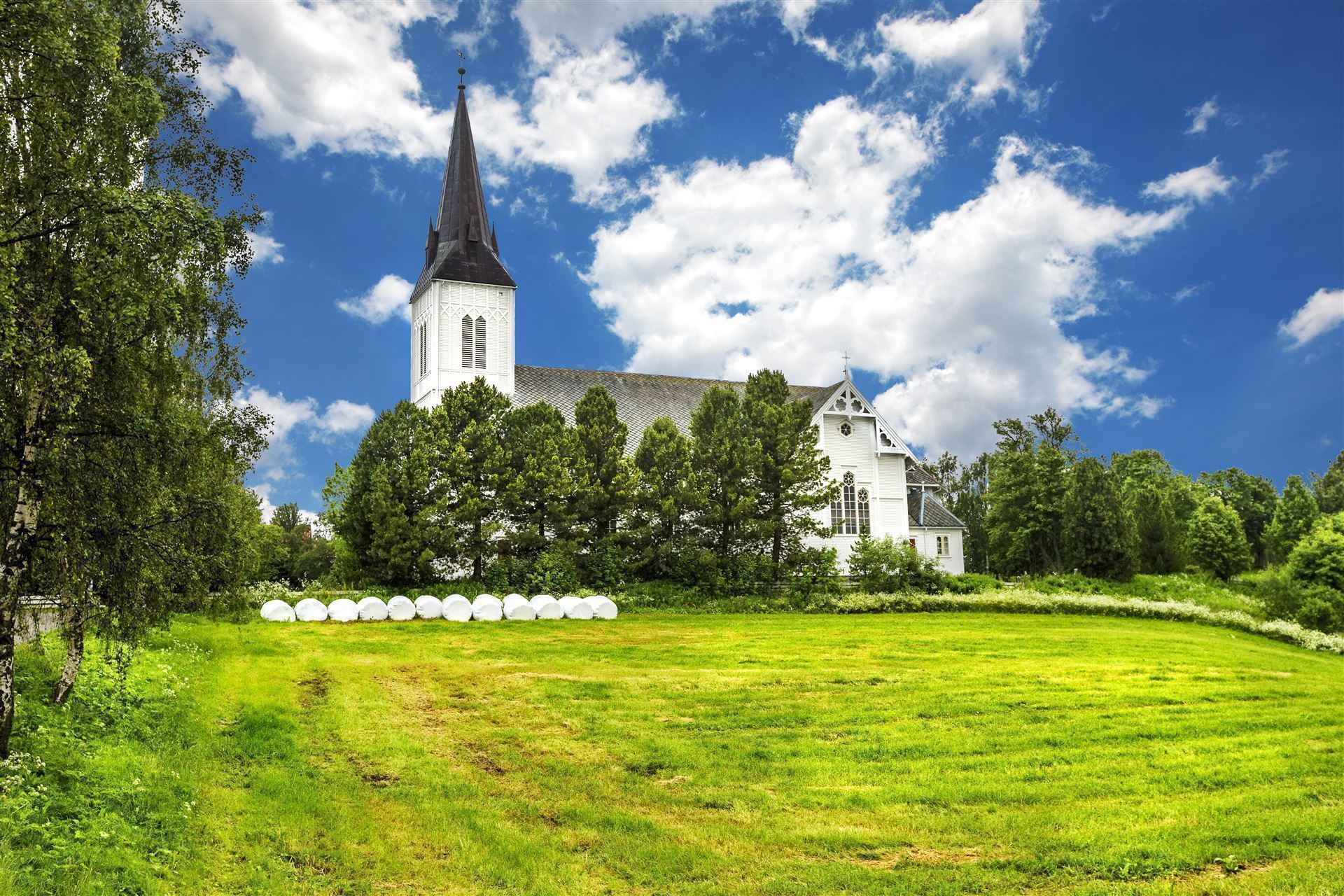 Sortland Kirche, Vesteralen, Norwegen