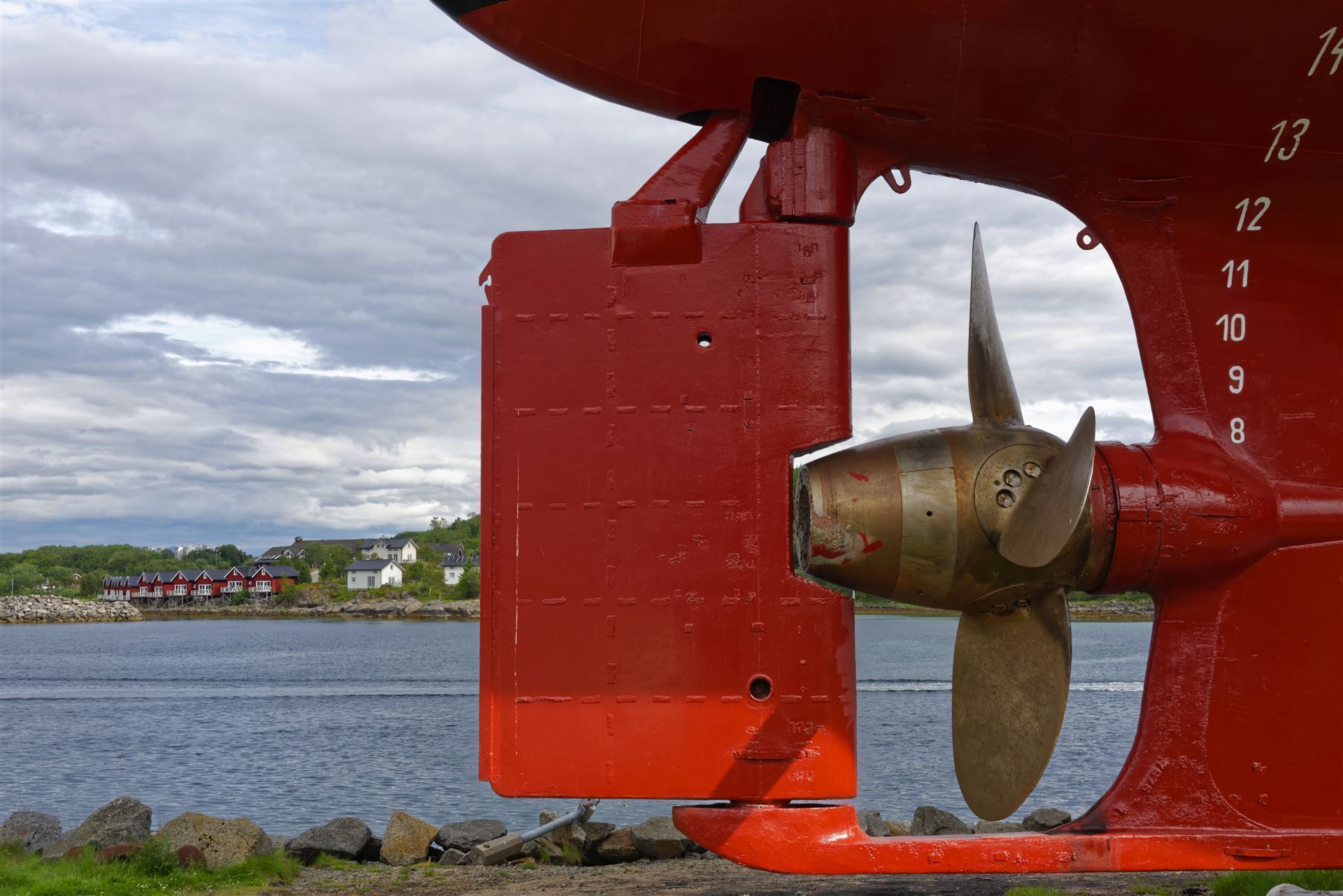 Museumsschiff im Hurtigrutenmuseum, Stokmarknes