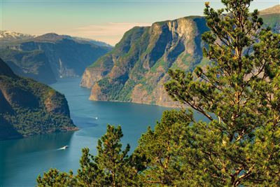 Fjordlandschaft Aurlandsfjord,Norwegen