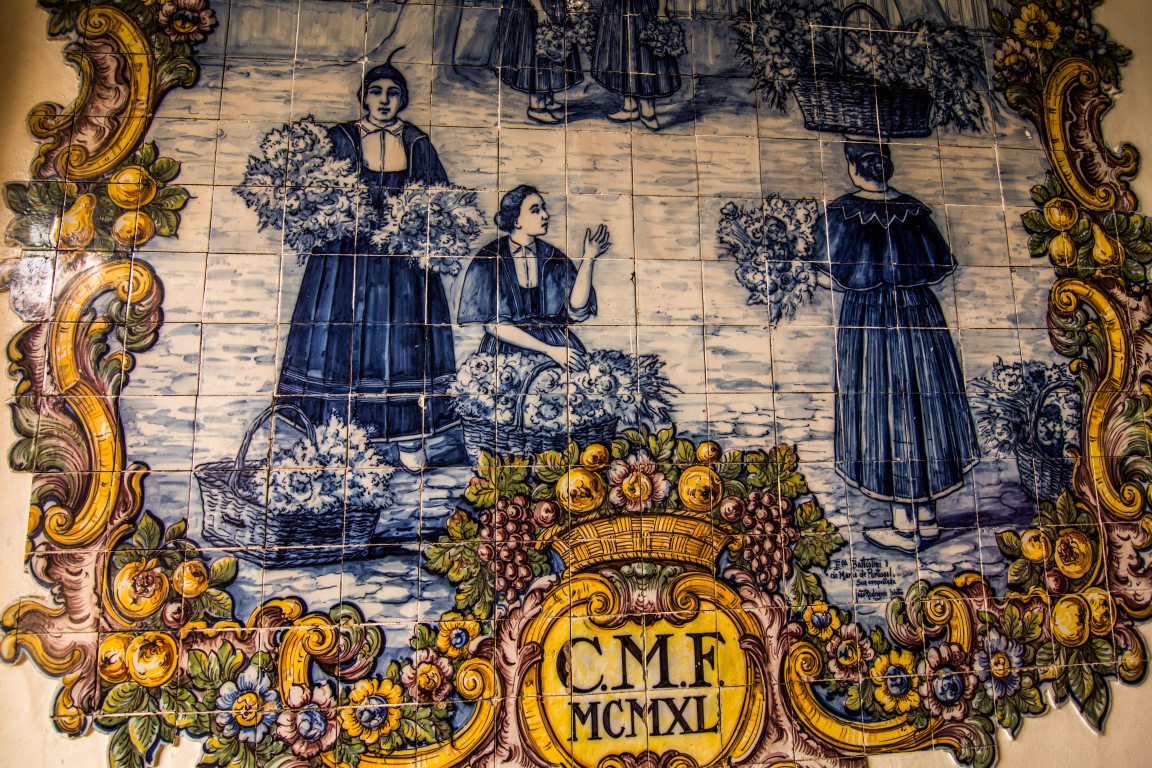  Dekoration an der Mercados dos Lavradores