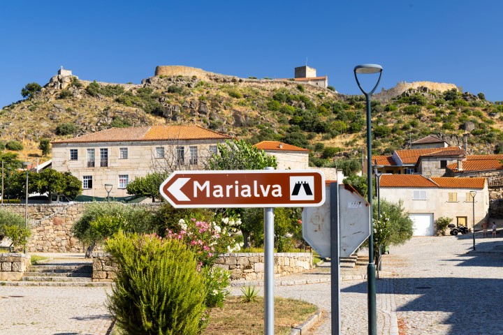 Stadt und Burg Marialva, Guarda, Centro, Portugal