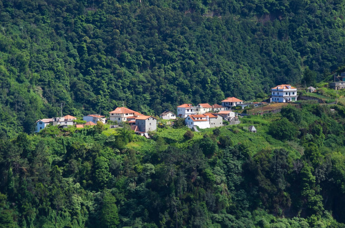 Landschaft bei Sao Jorge, Insel Madeira, Portugal