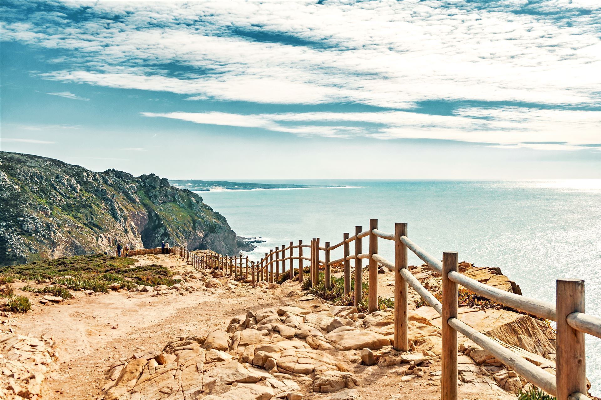 Portugal Sintra Blick aufs Meer
