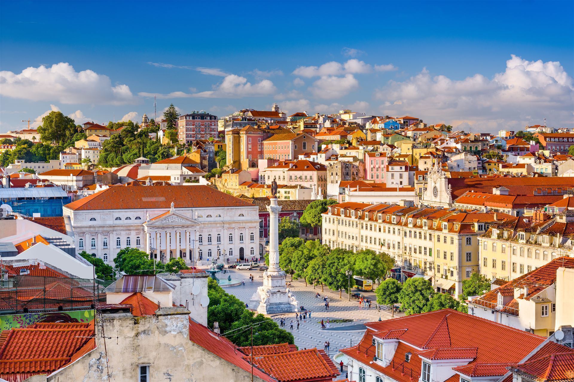 Lissabon Rossio Platz