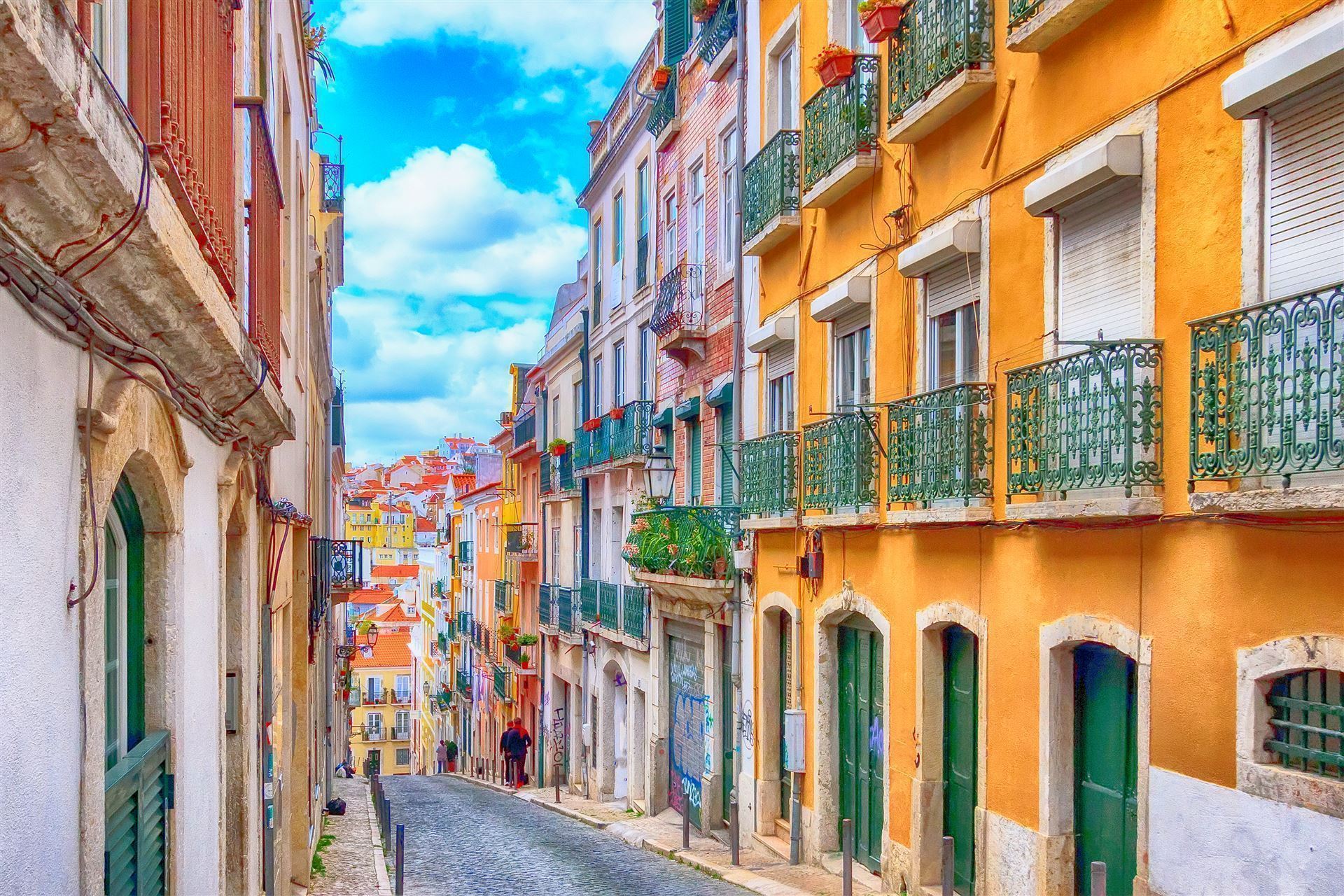 Portugal Lisssabon Bezirk Alfama