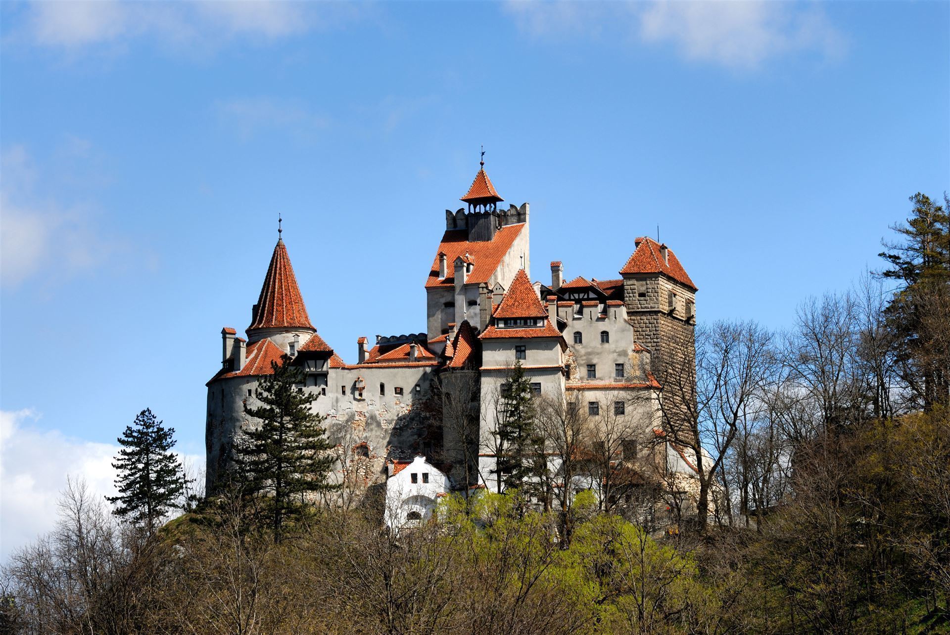 Blick auf das Schloss Bran