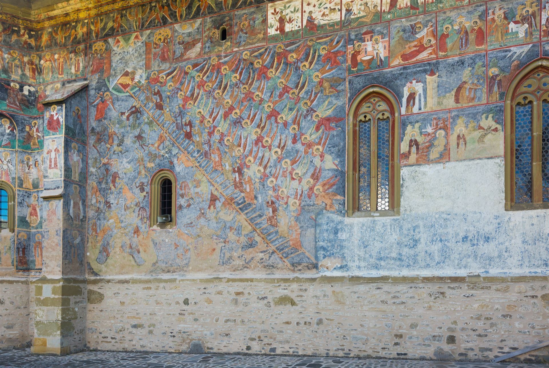 Fresken im Sucevita Kloster