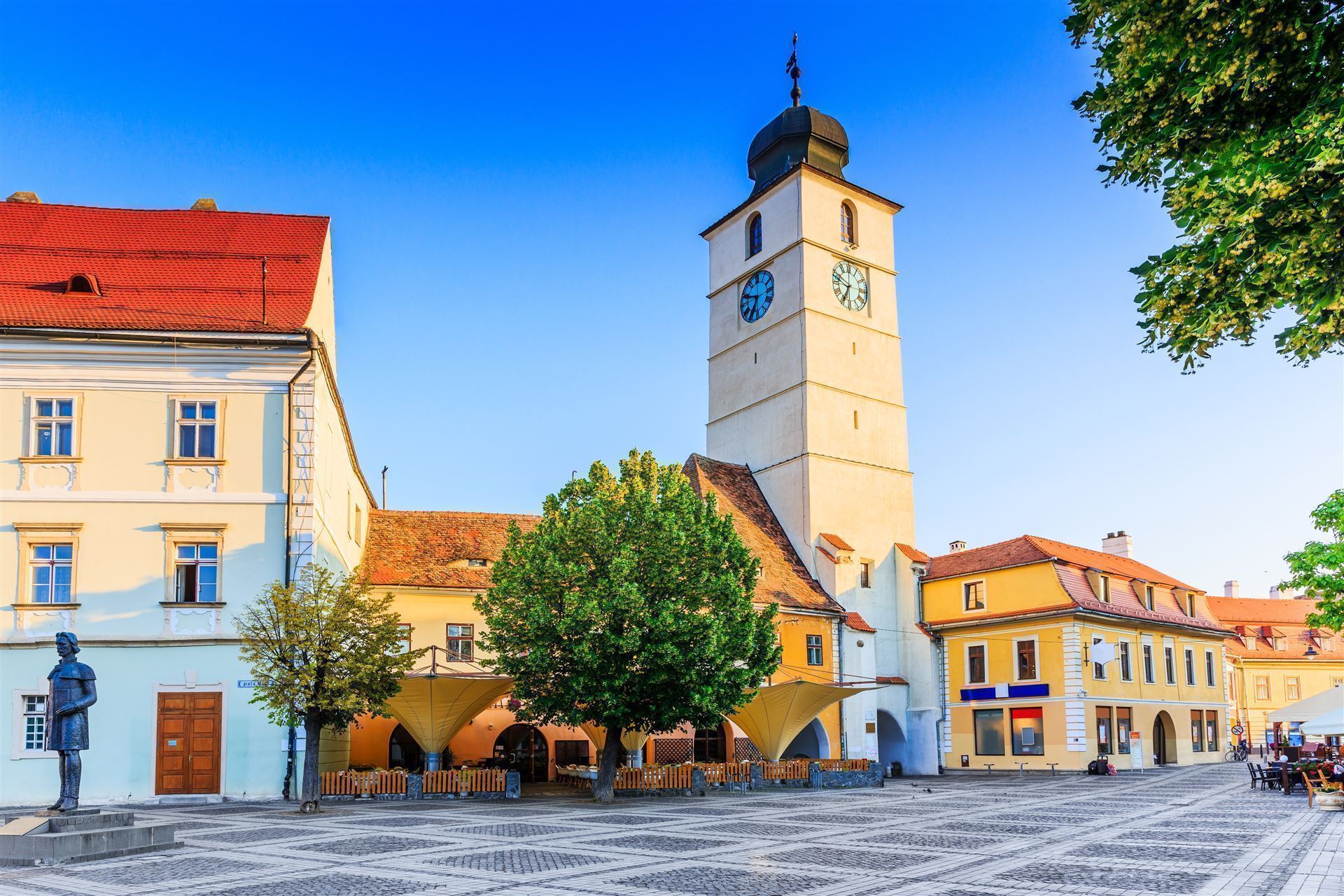 Platz in Hermannstadt