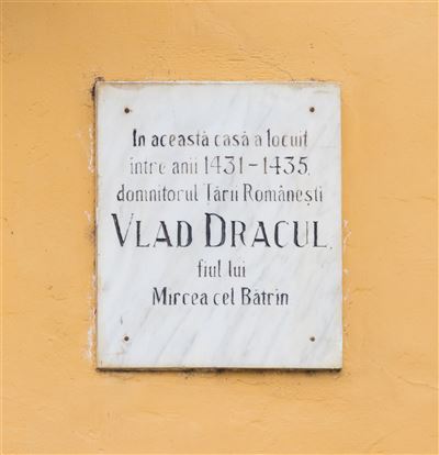 Gedenktafel Dracula