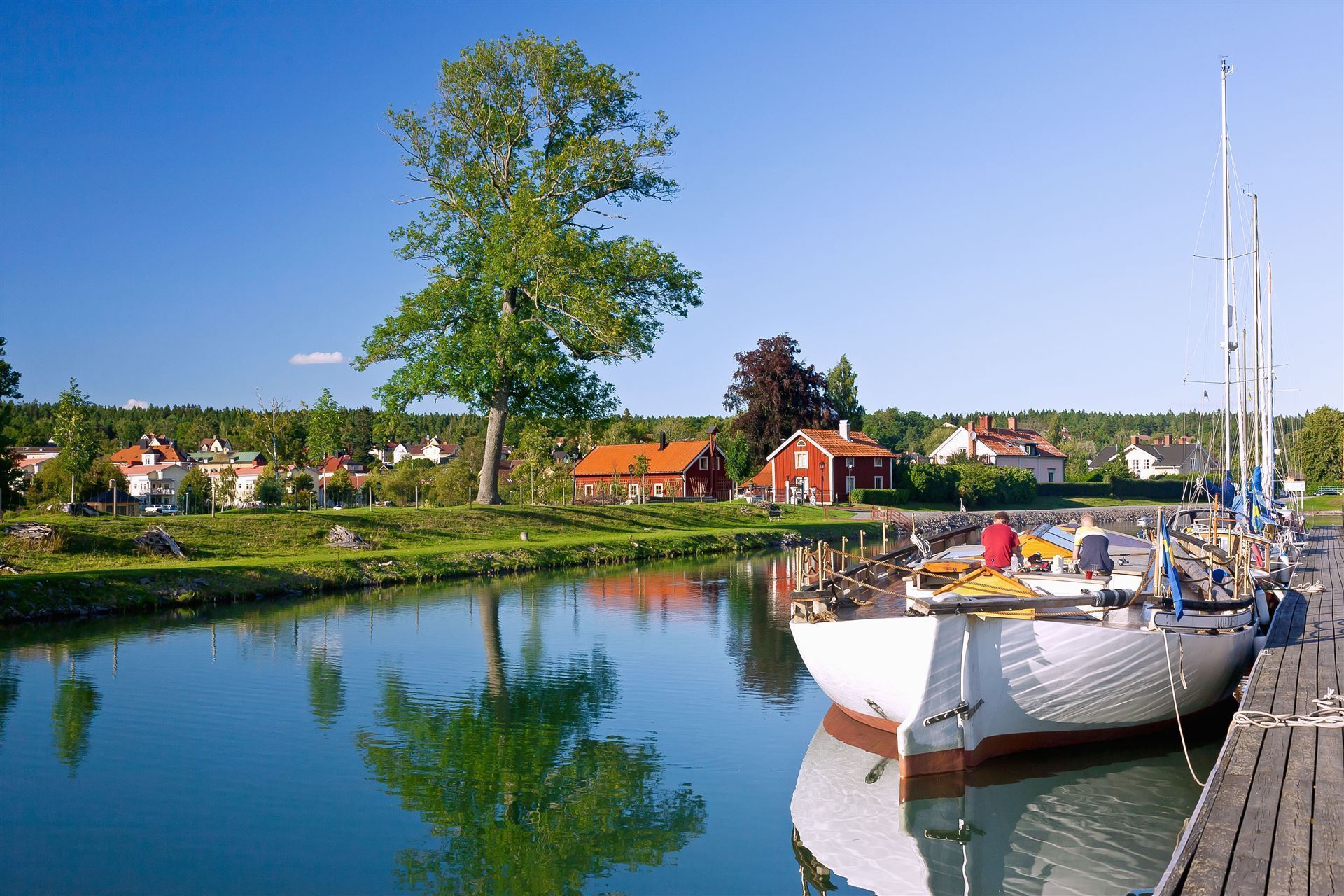 Borensberg mit Segelschiff