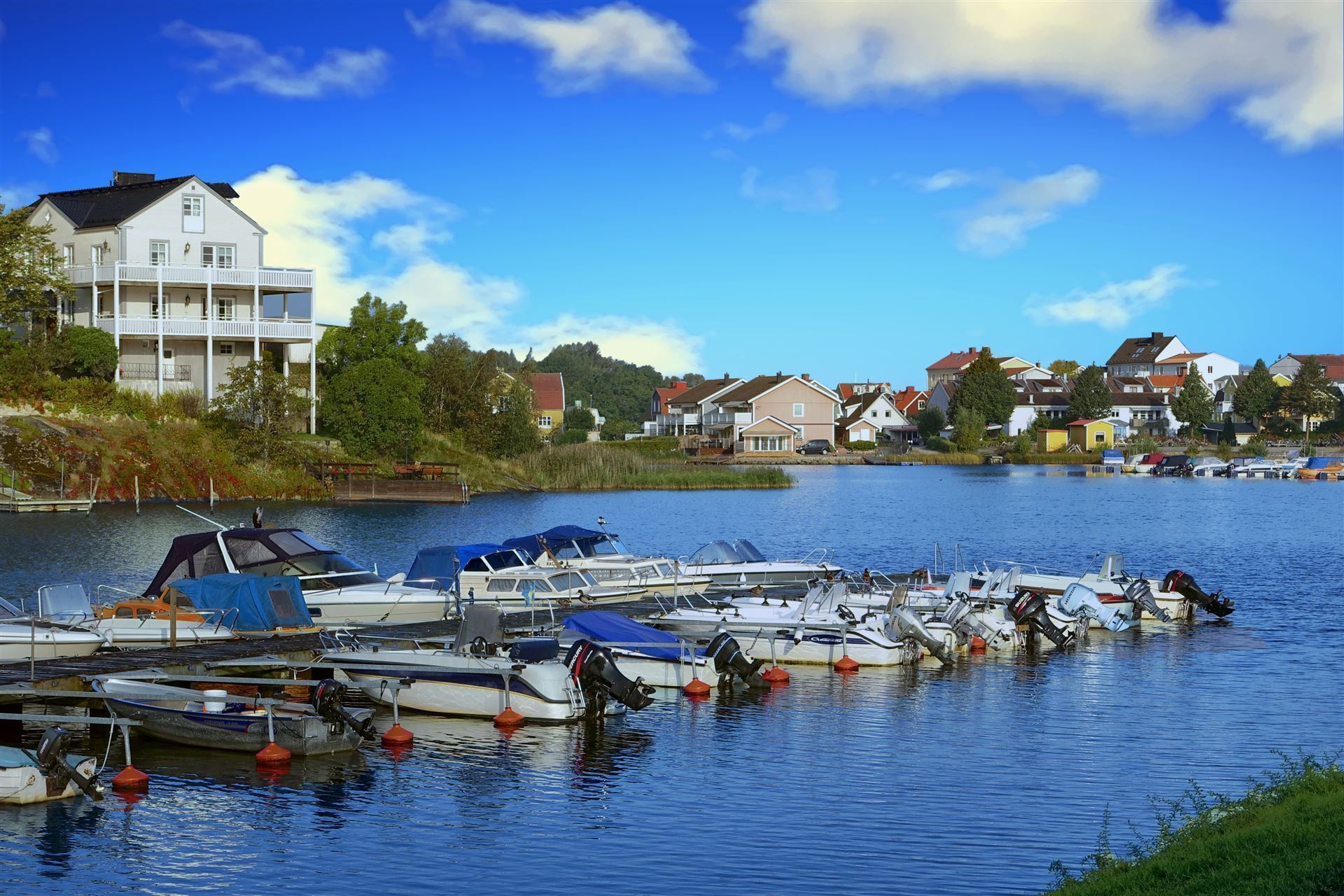 Blick auf den inneren Hafen, Karlskrona