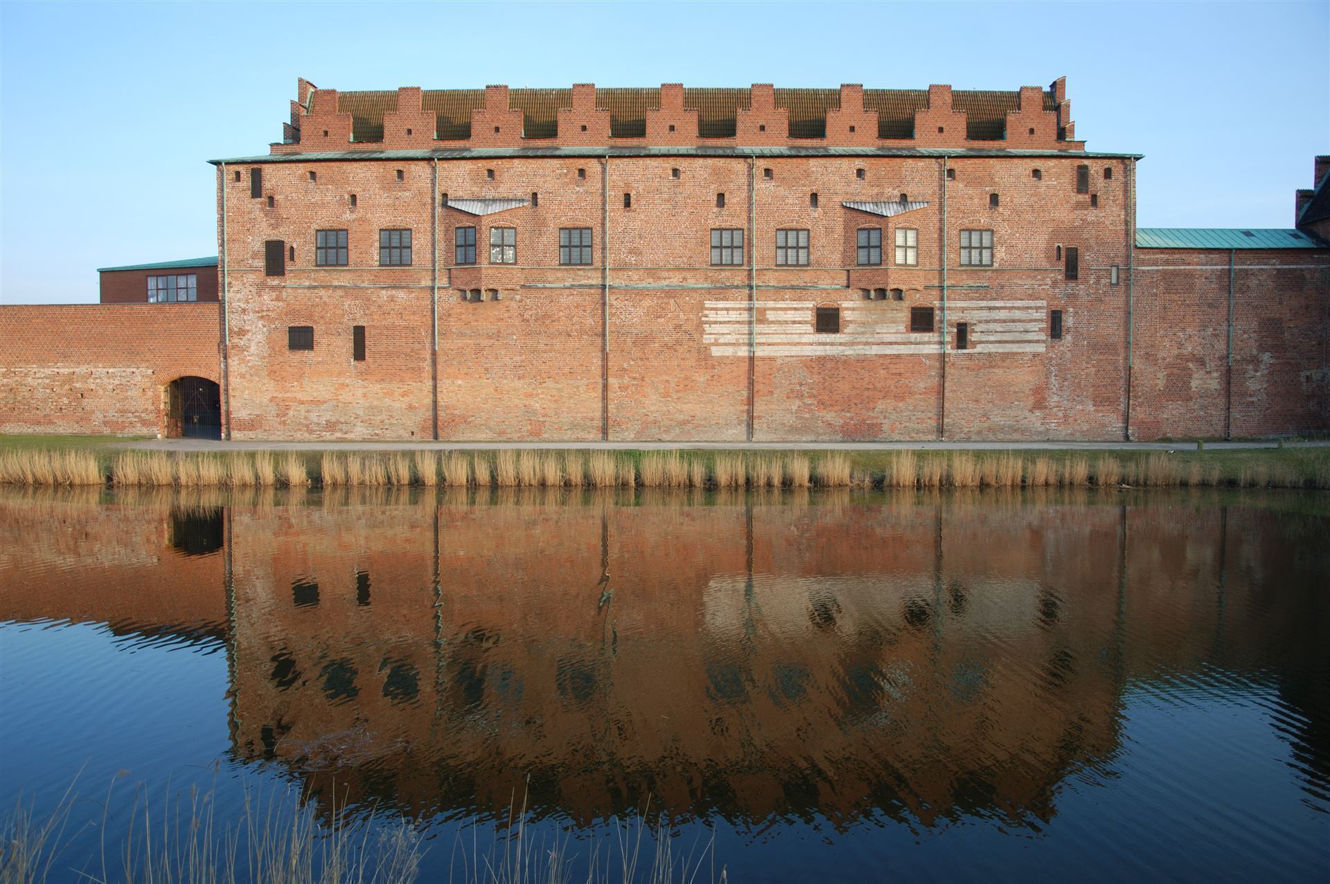 Seitenansicht vom Schloss Malmö
