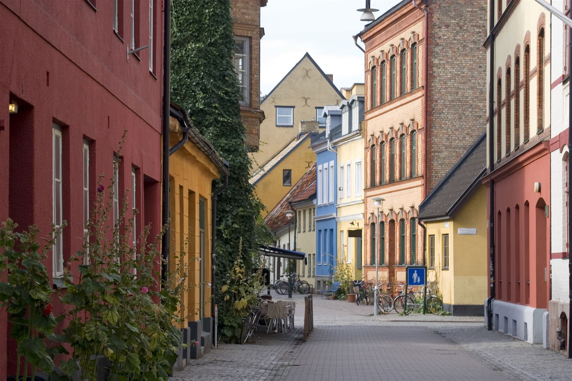 Straße im Stadtzentrum von Malmö