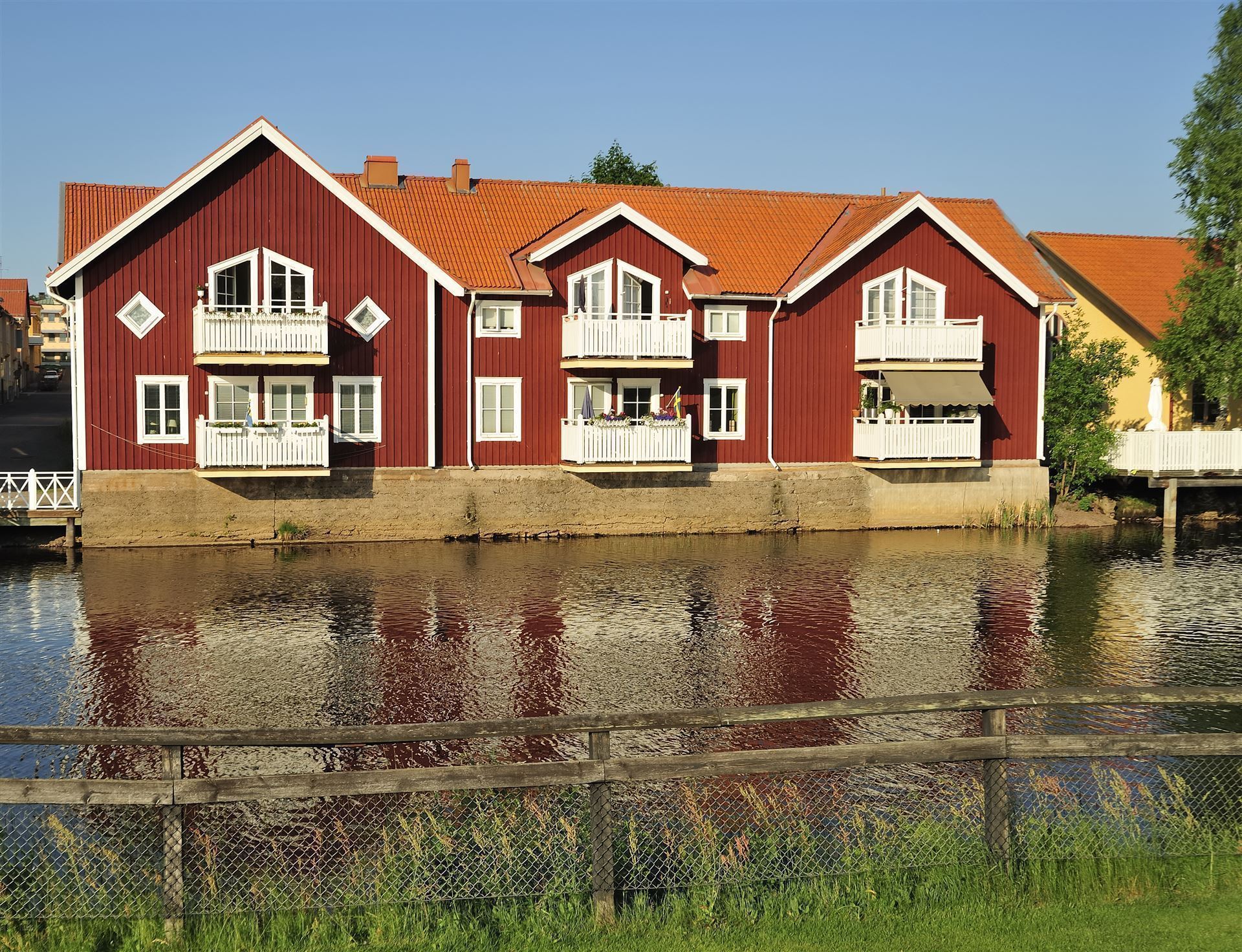 Typische Häuser, Falun