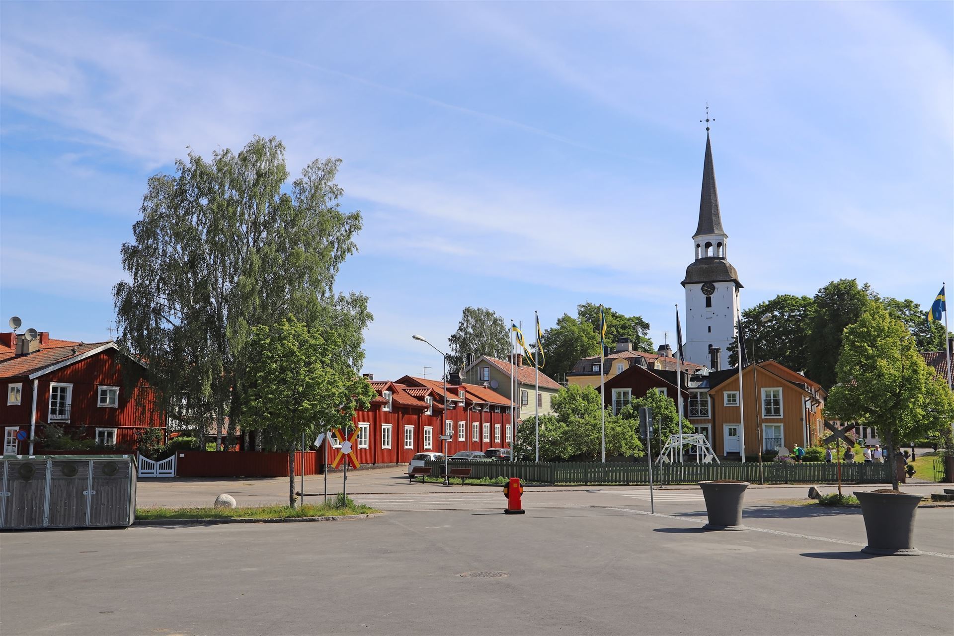 Blick auf die Stadt Mariefred