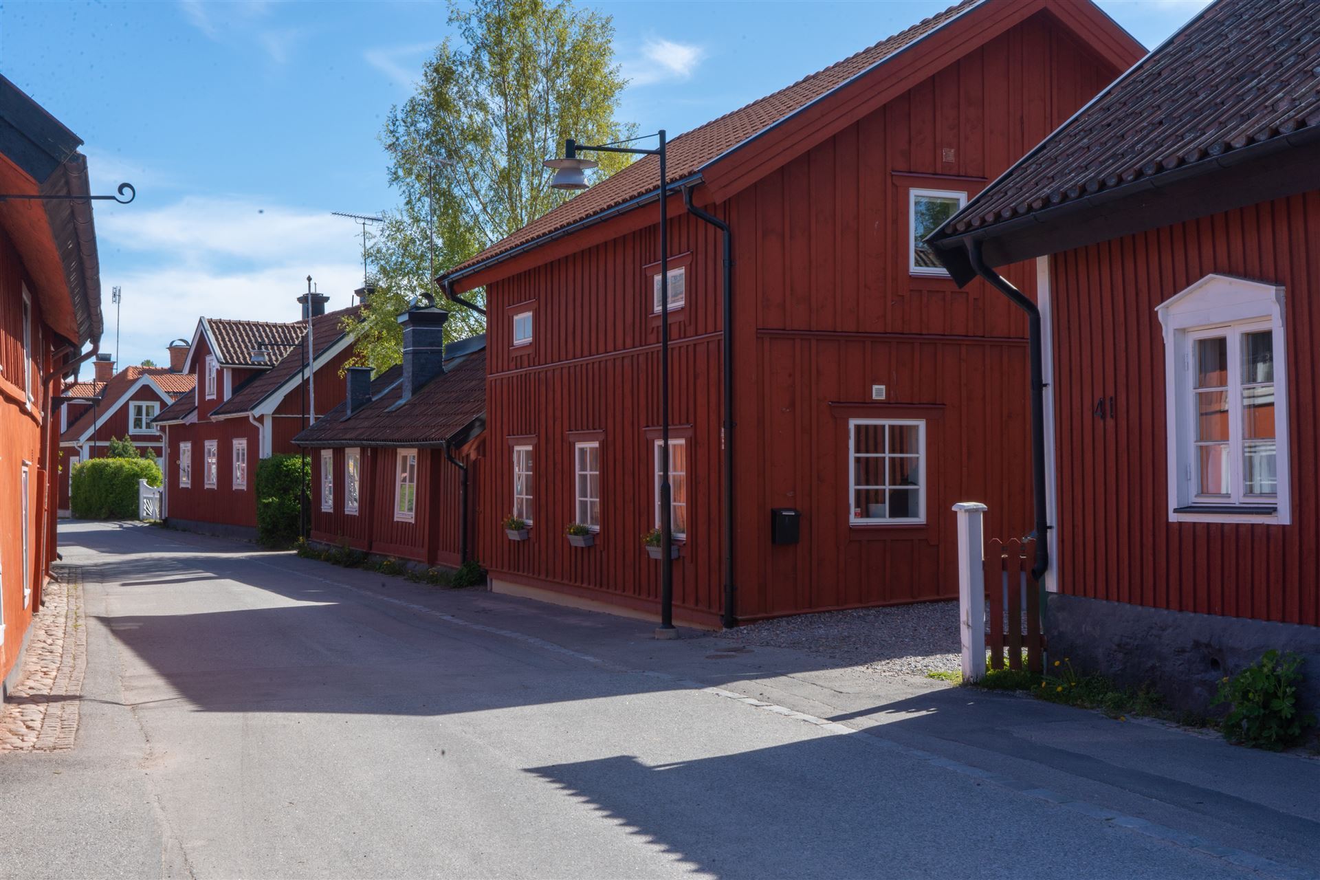 Typische Dorfhäuser in Trosa