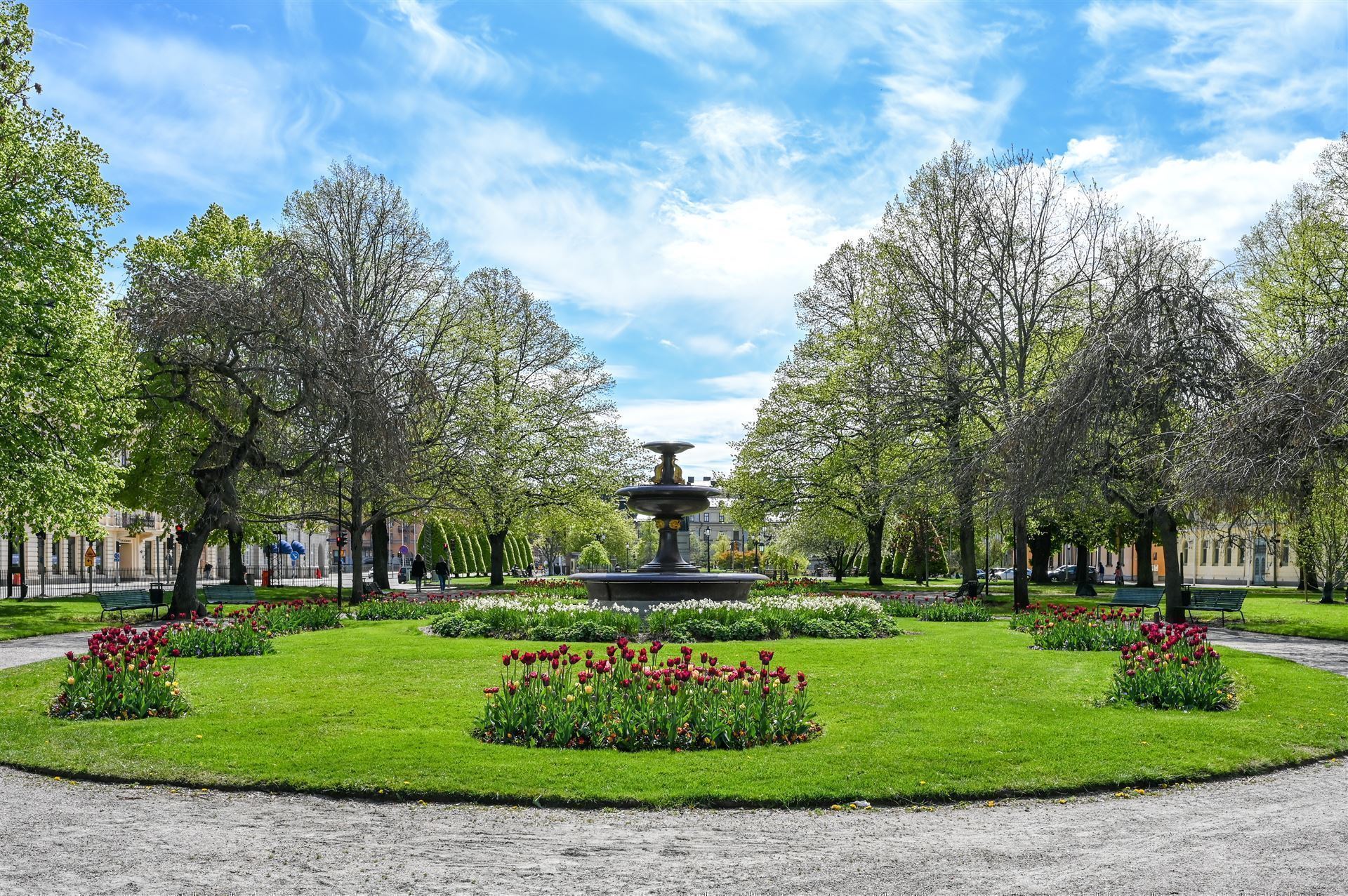 Carl Johans Park in Norrköping, Schweden