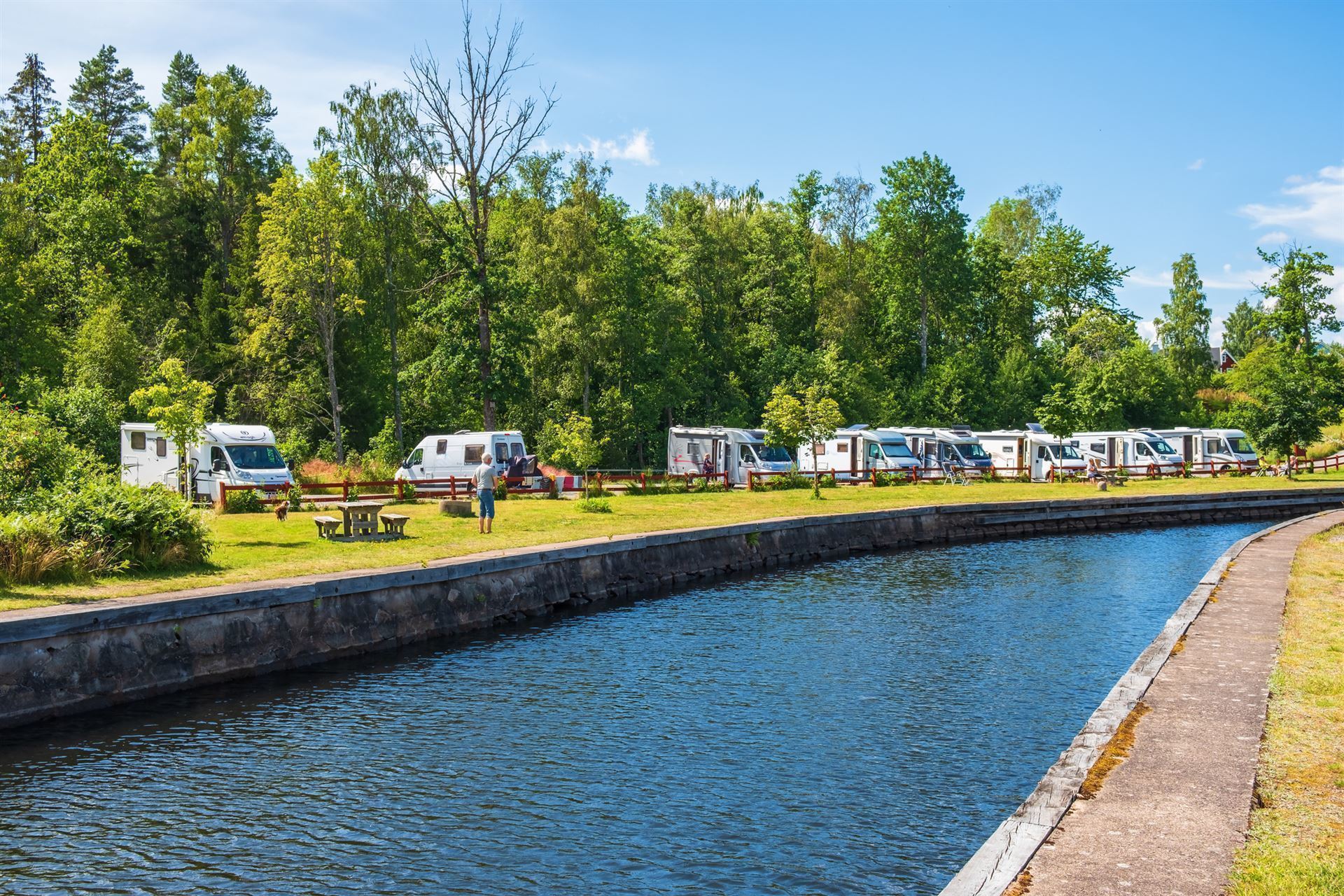 Göta Kanal in Schweden