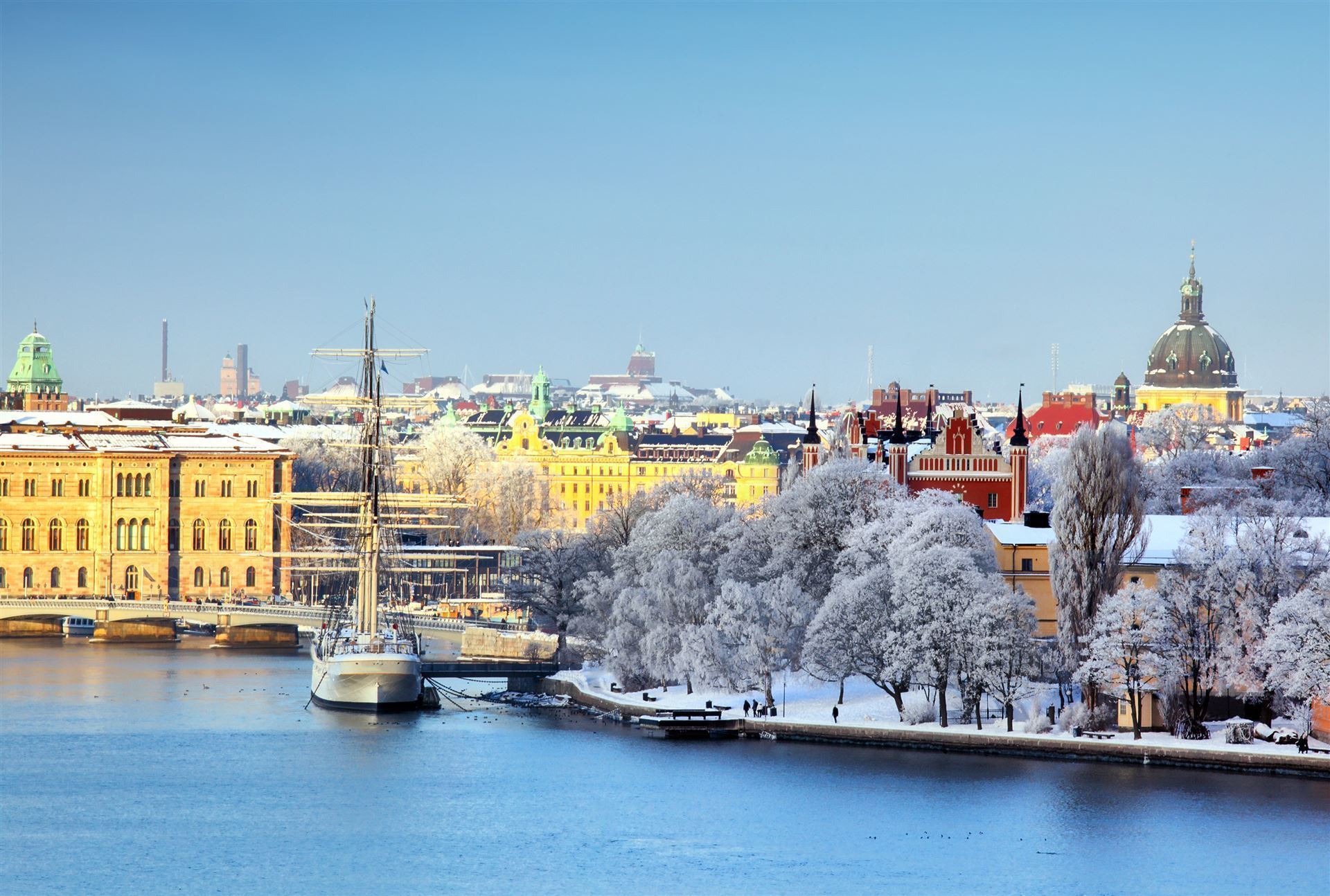 Stockholm im Winter