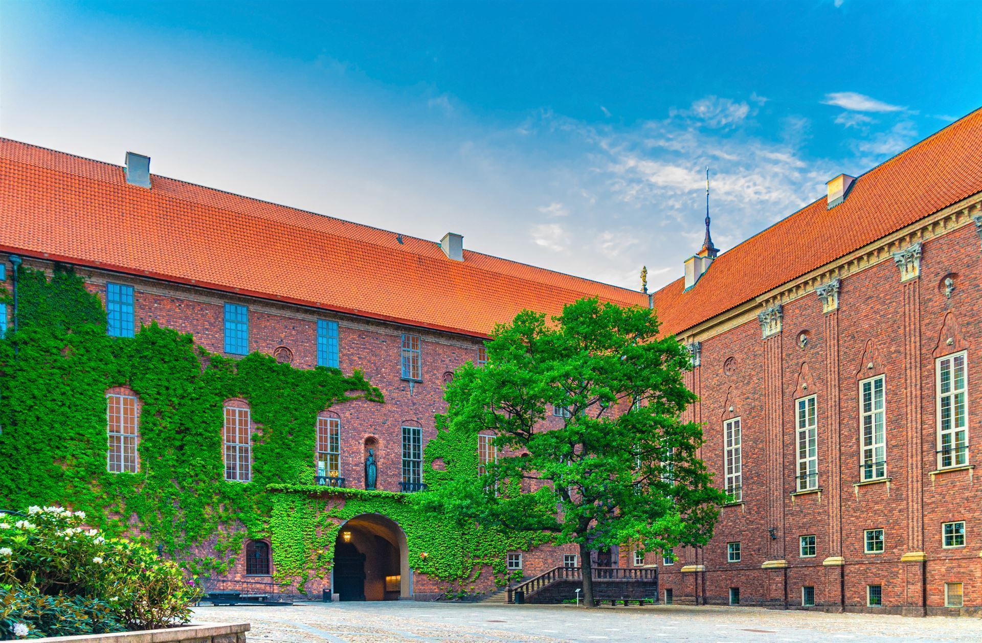 Innenhof im Stockholmer Rathaus