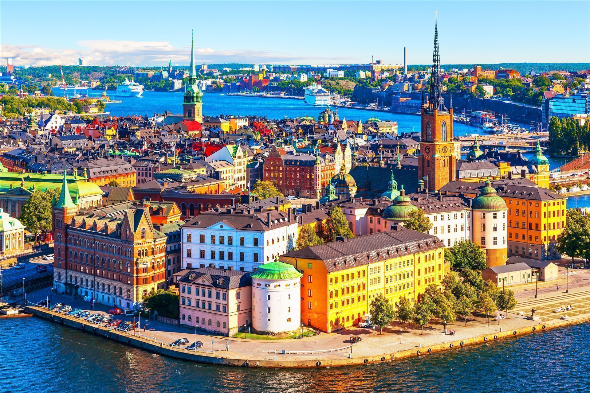 Blick auf Stockholm