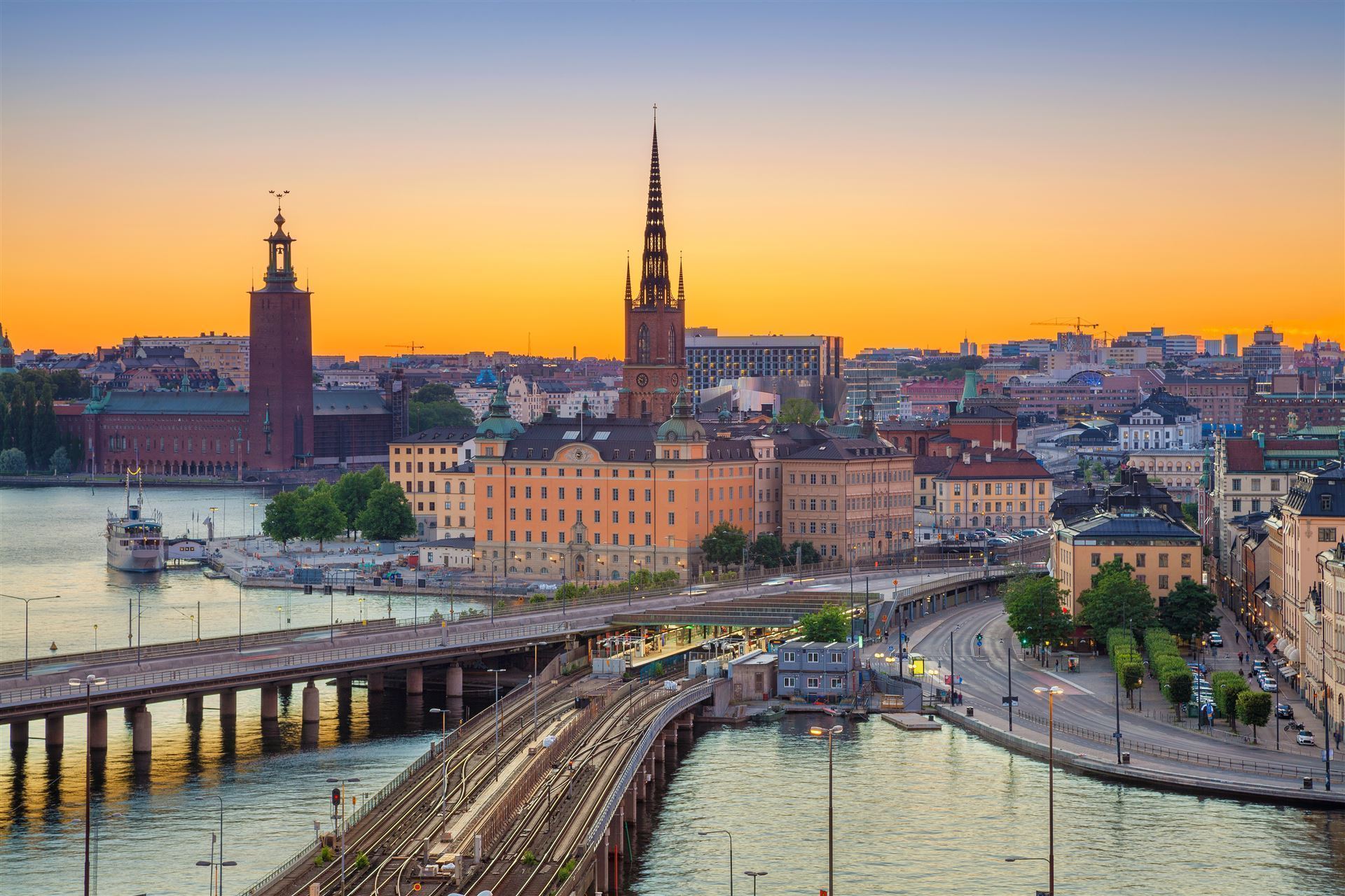 Stadtansicht Stockholm