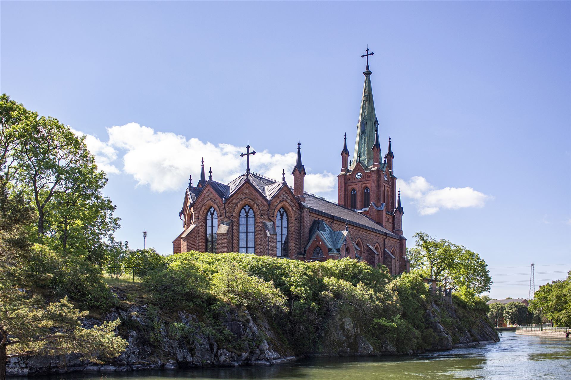 Kirche in Trollhättan, Schweden