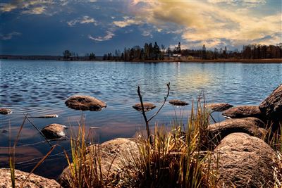 Blick über den Möckelnsee in Karlskoga
