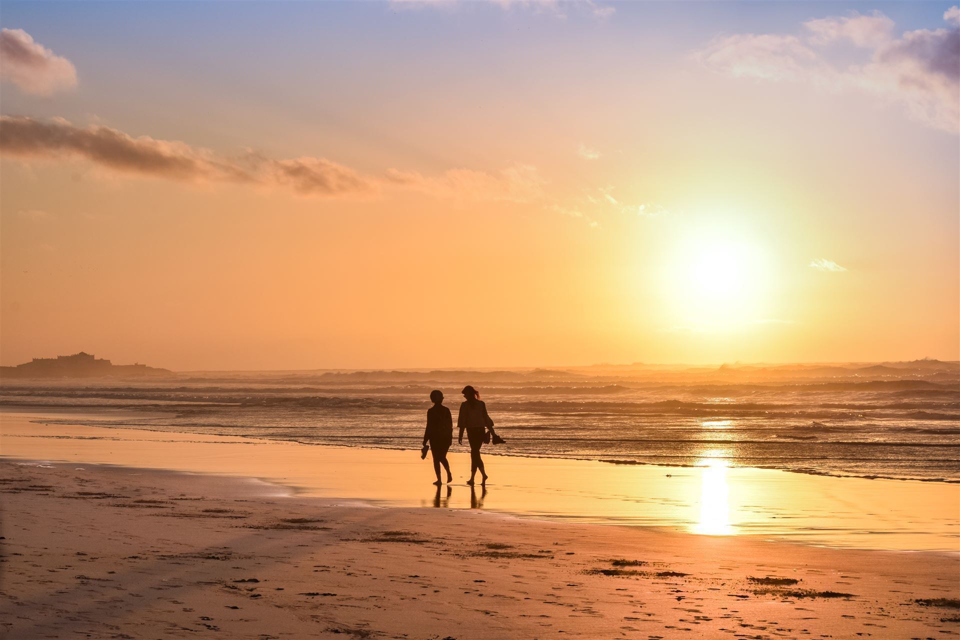 Sonnenuntergang am Strand