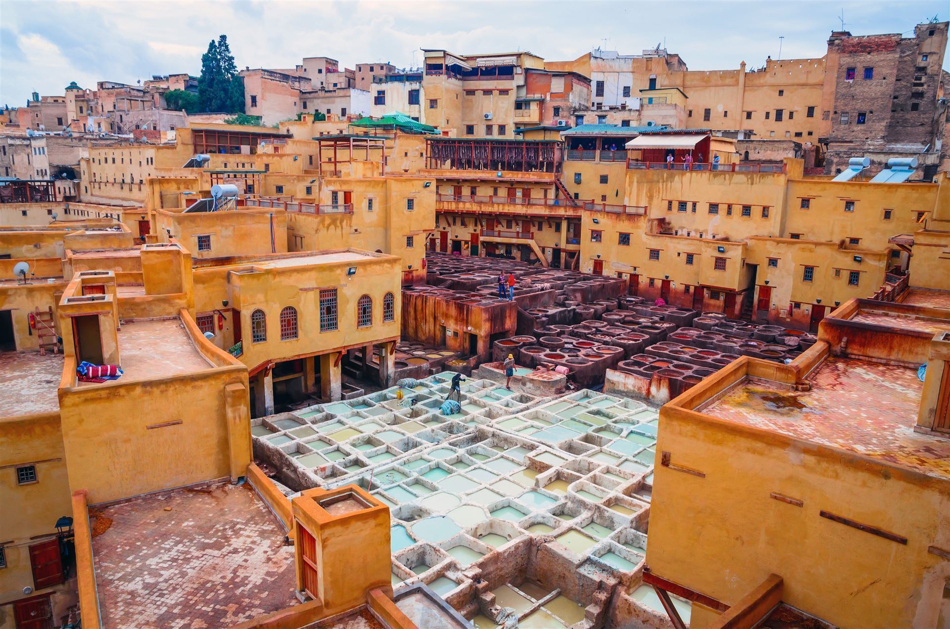 Medina mit Gerberei