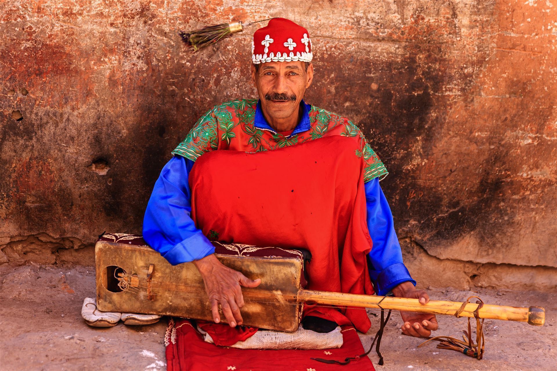 Straßenmusiker in Marrakesch