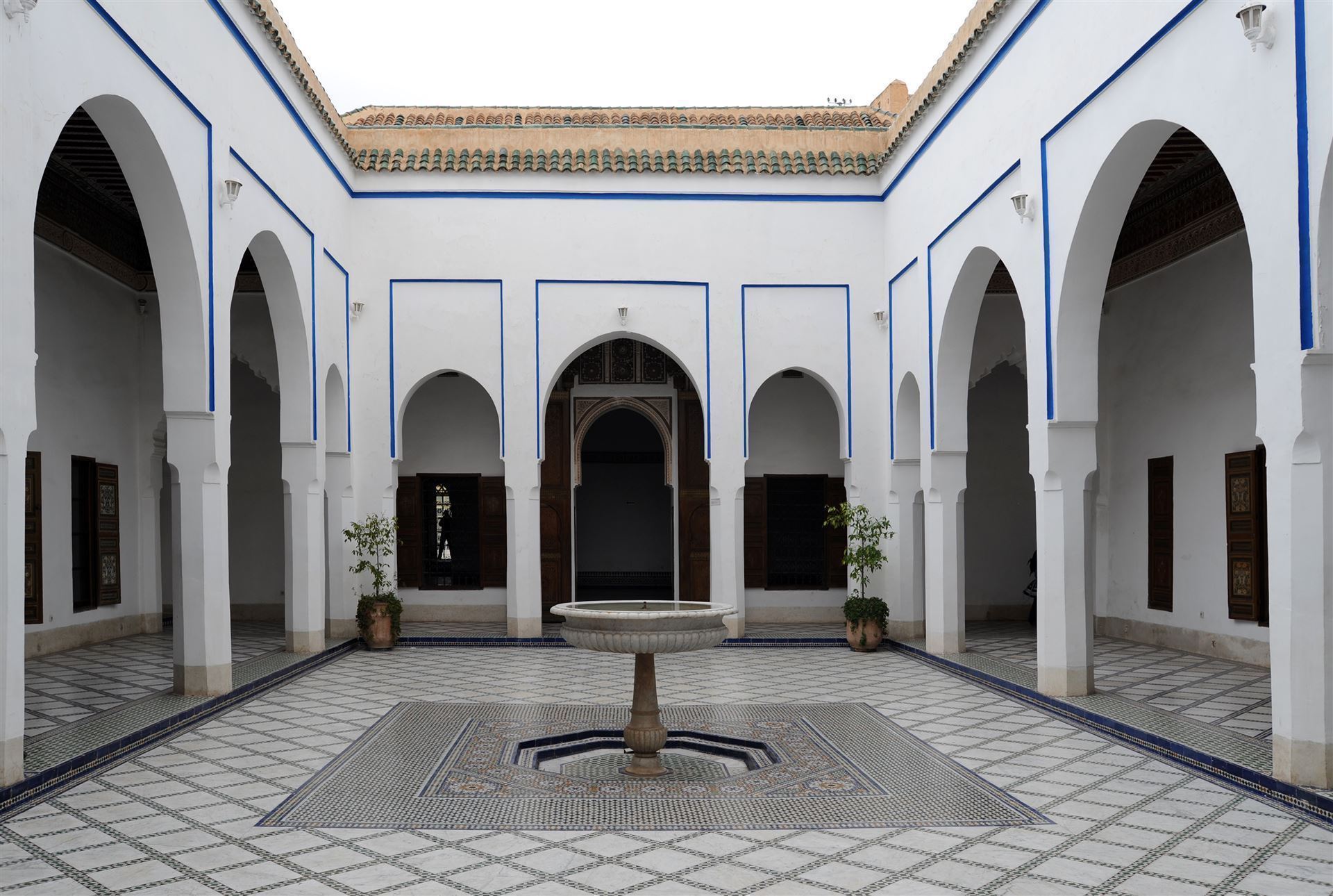 Brunnen im Palais de la Bahia
