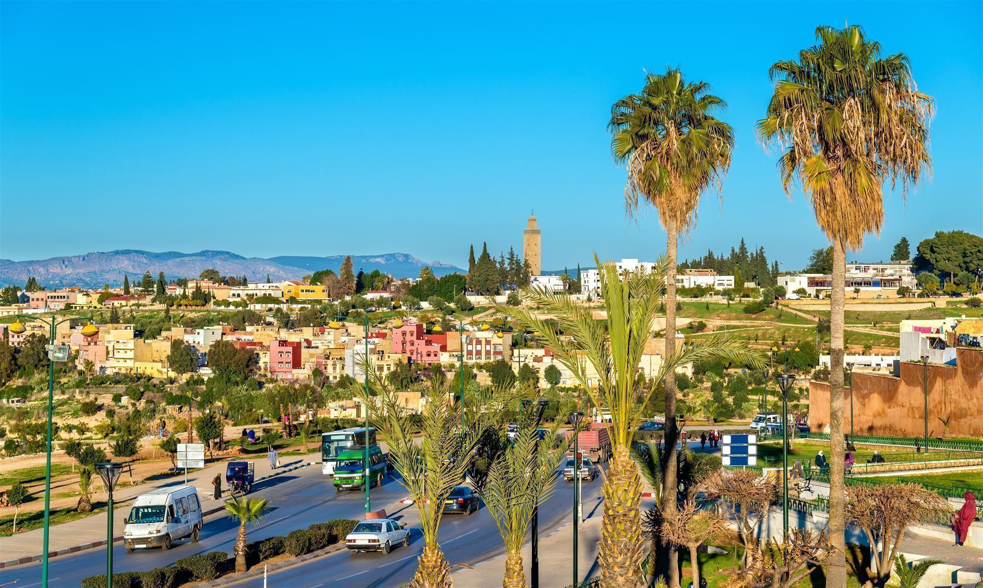 Blick auf die Stadt Meknes