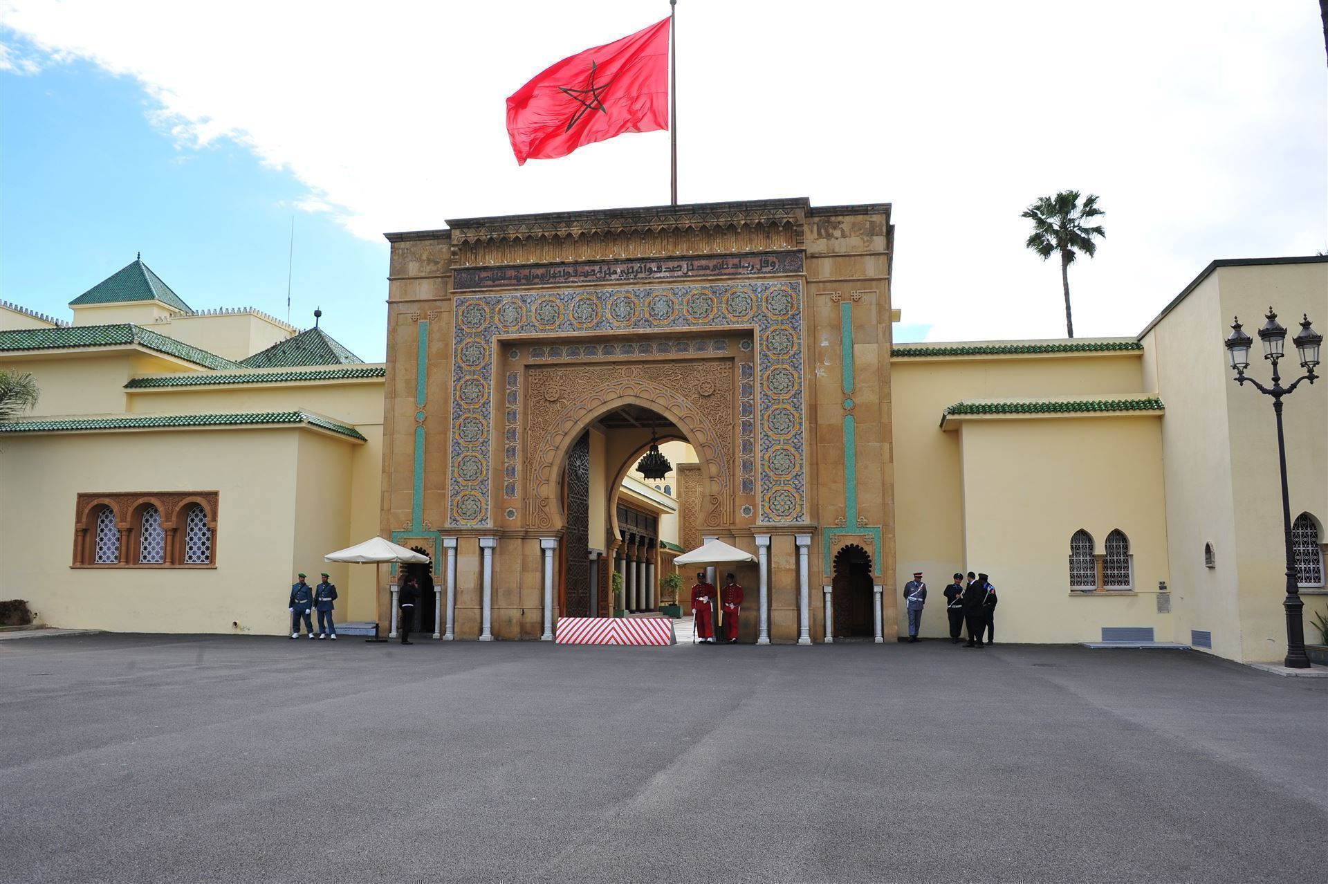Königspalast Tor Rabat