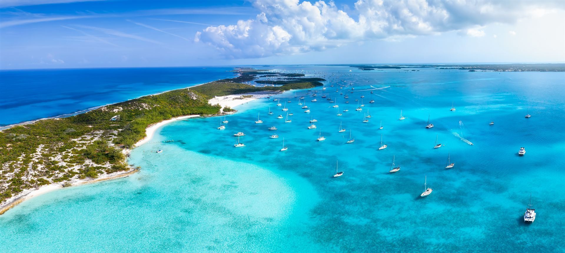 Küste von Stocking Island
