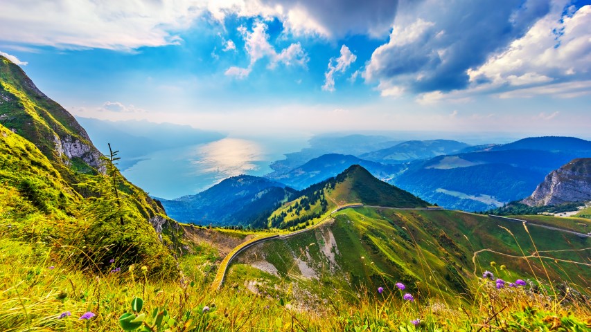 Schweiz Berg Rochers der Naye