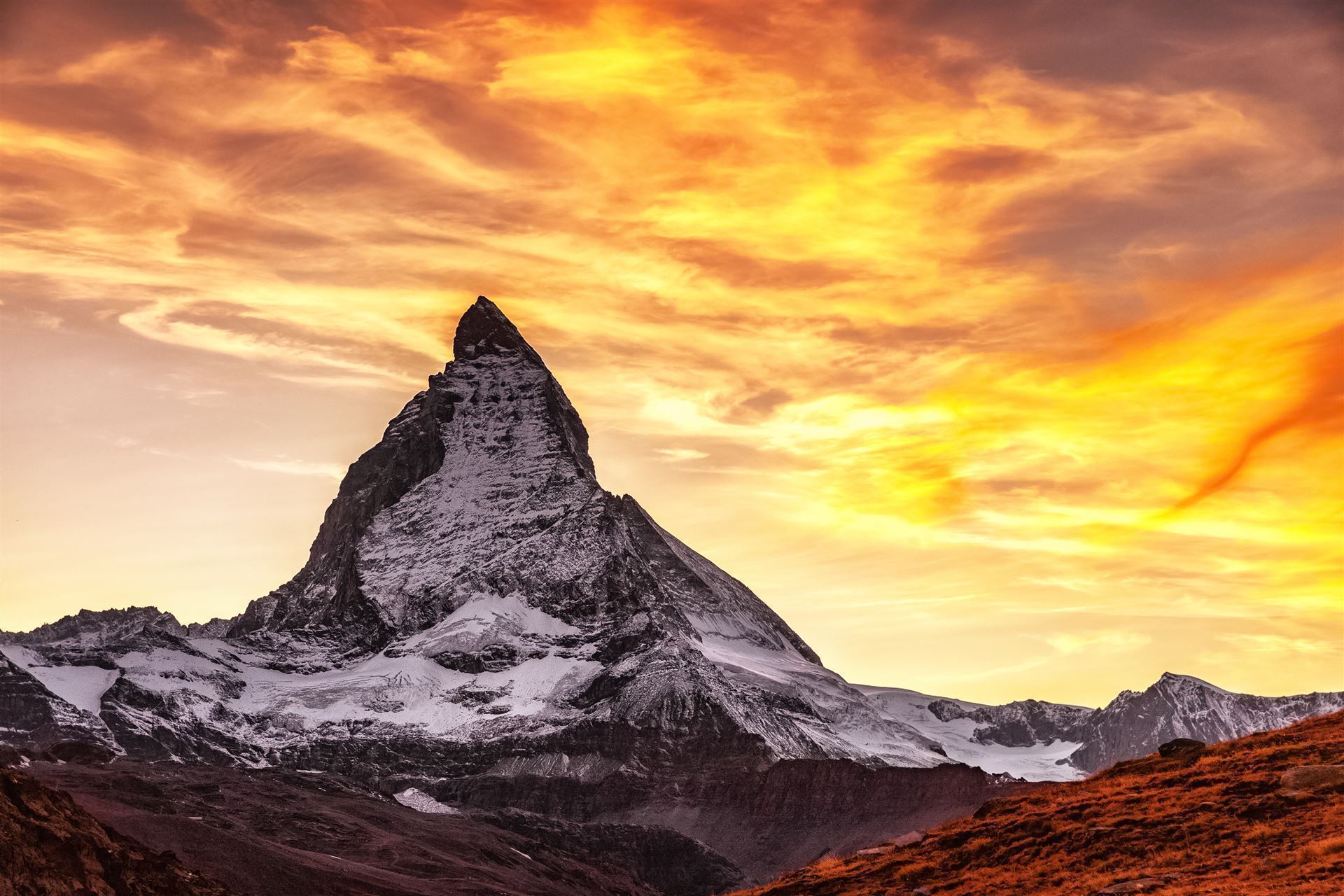 Blick auf das Matterhorn