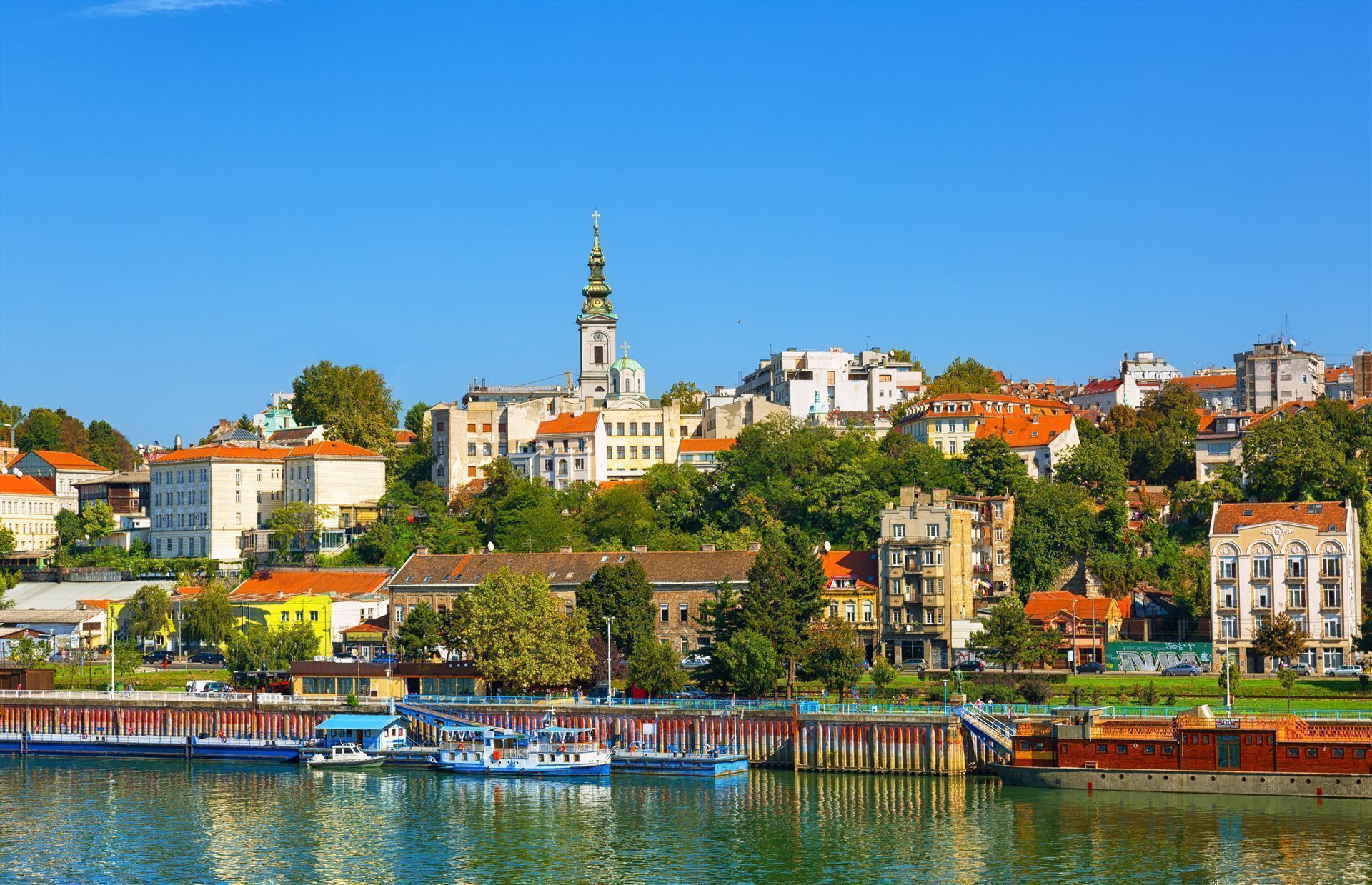 Belgrad mit Sava Fluss